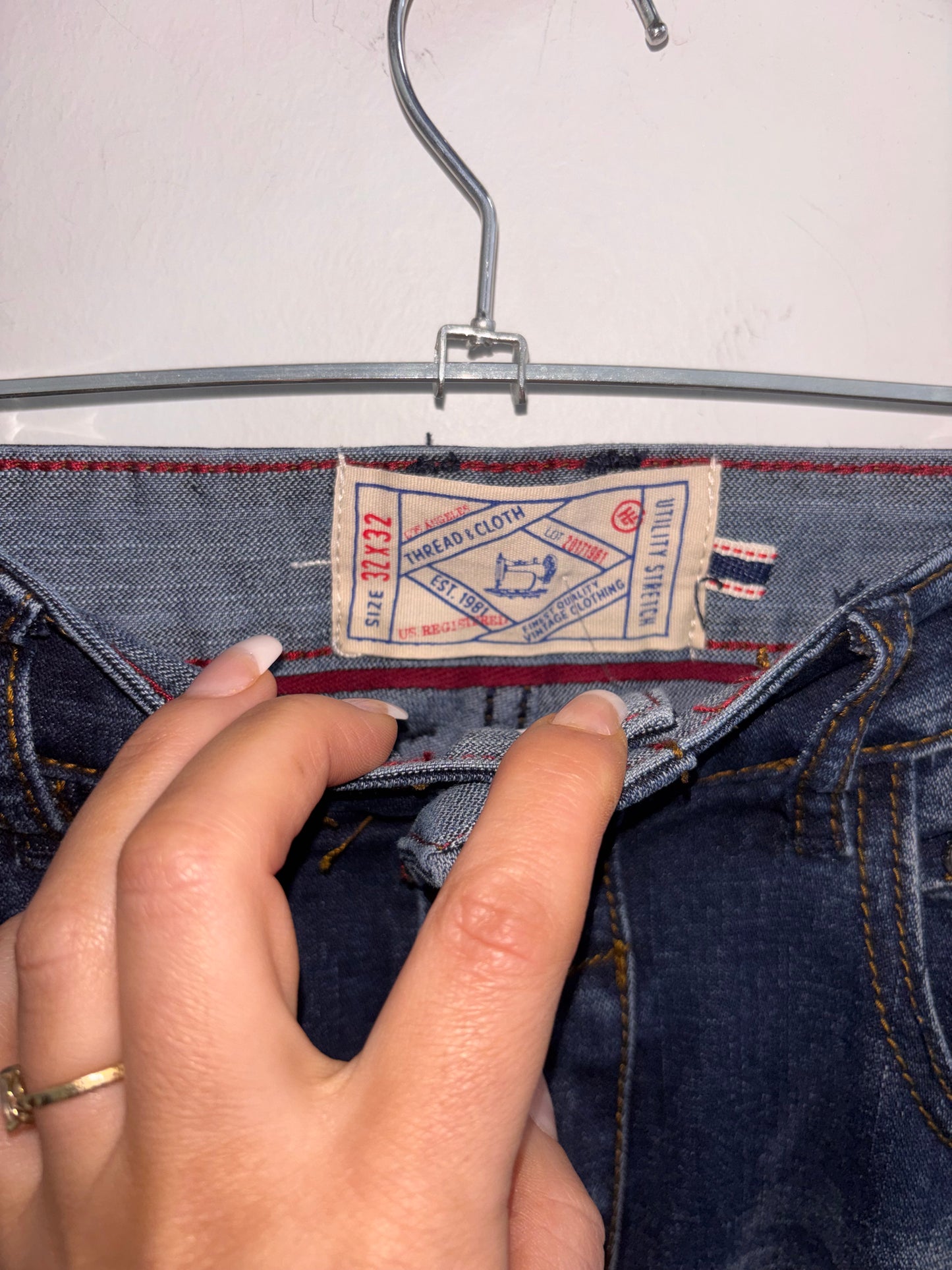 Jeans Homme THREAD & CLOTH - Grandeur: 32