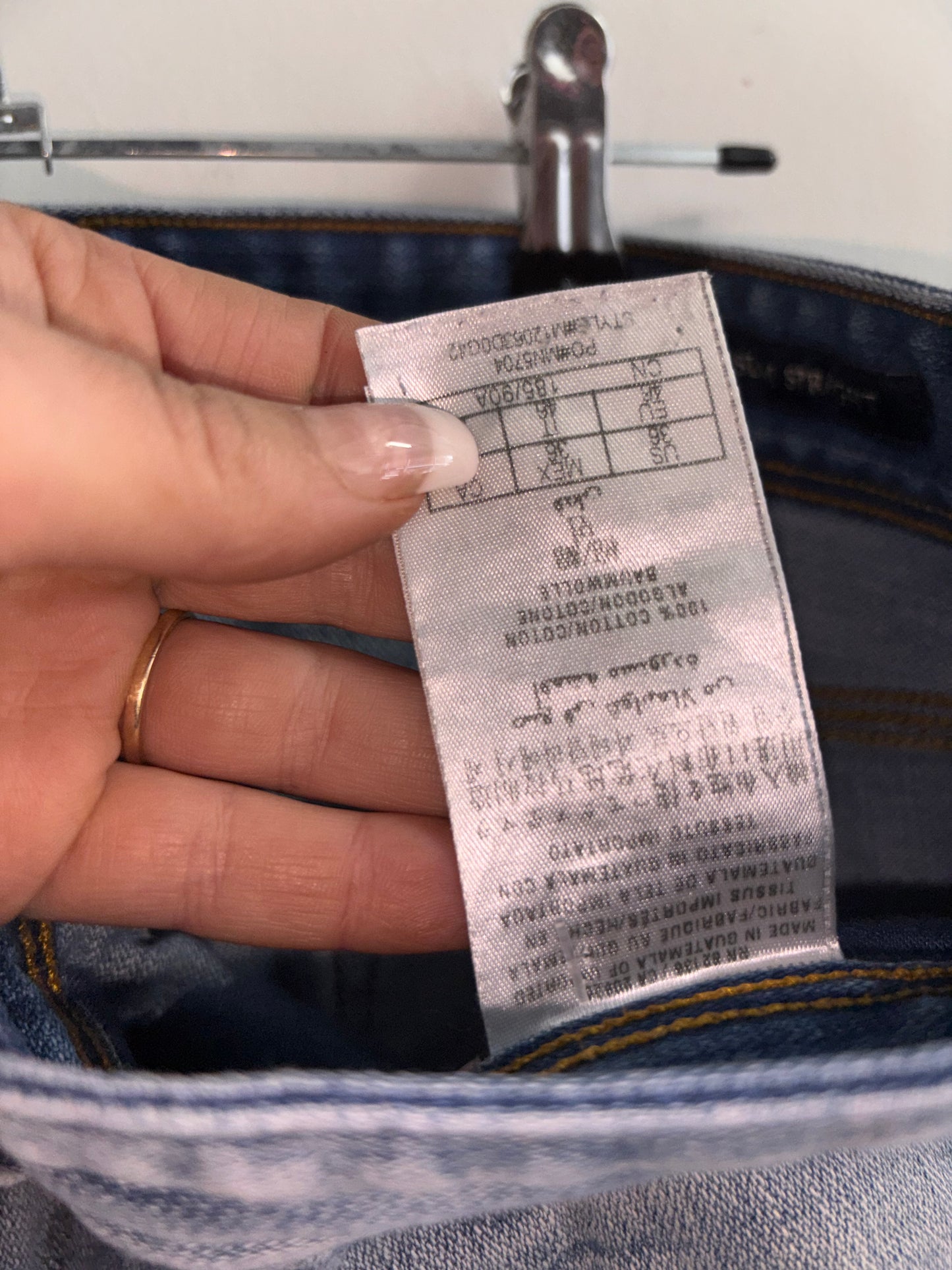 Jeans Pâle Délaver Homme GUESS - Grandeur: 36