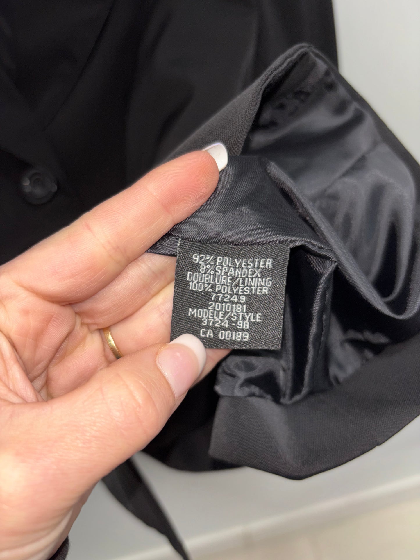 Blazer Classique Noir LINDOR PETITE - Grandeur: 12