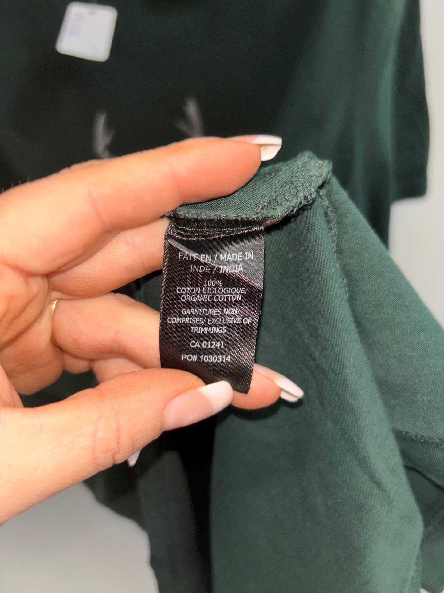 T-shirt Vert Noel SIMONS - Grandeur: Large