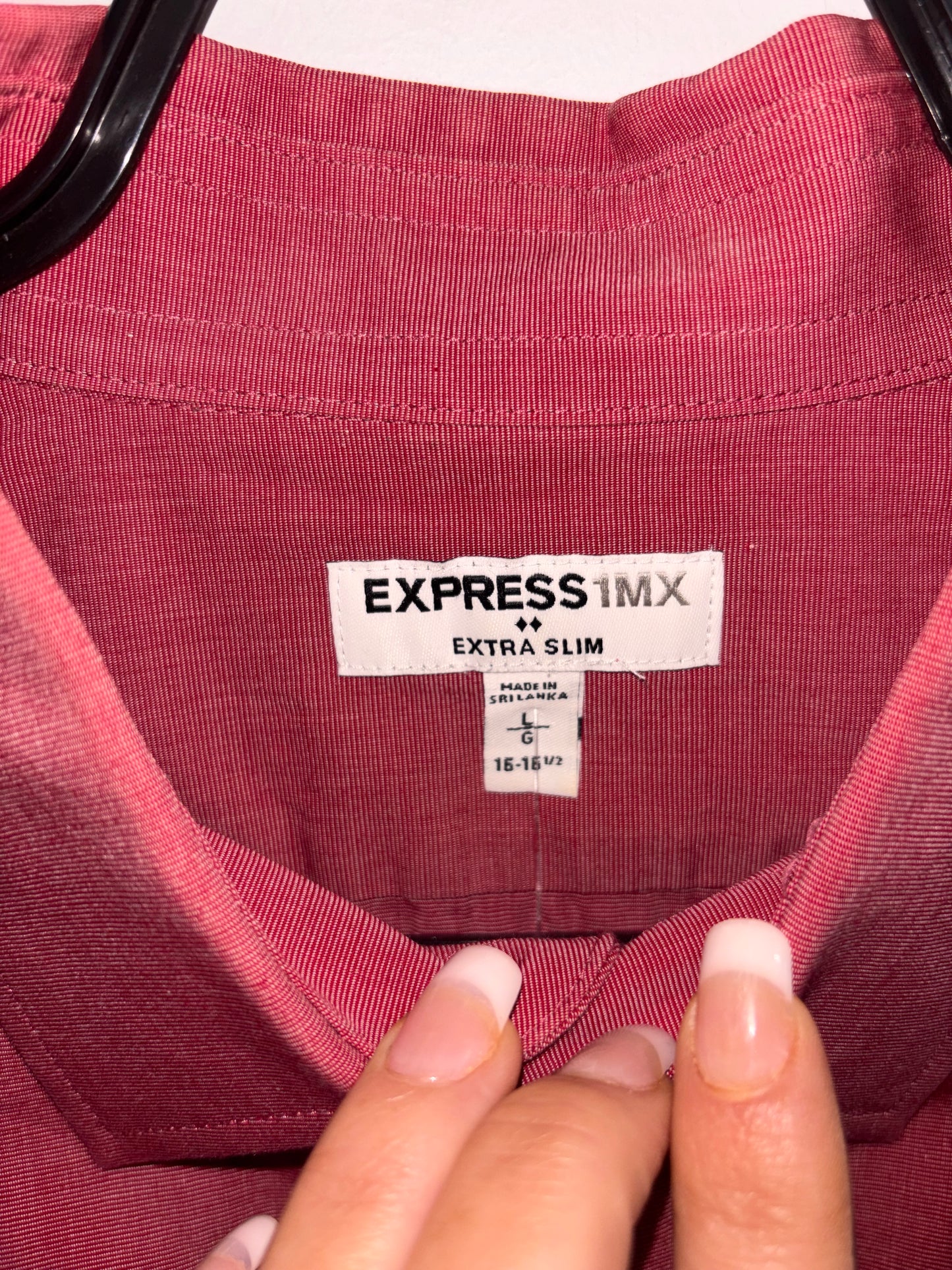 Chemise rouge homme EXPRESS1MX - Grandeur: Large