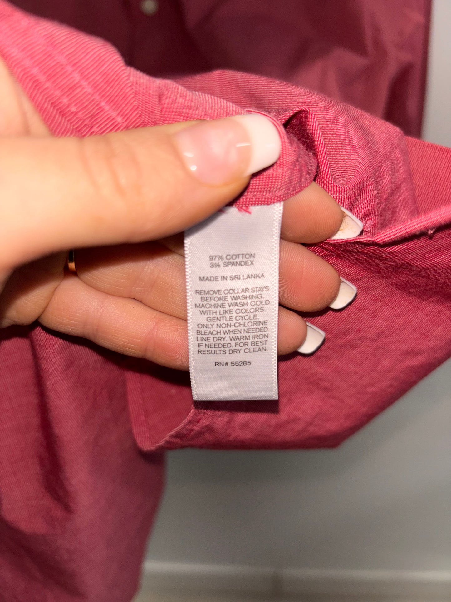 Chemise rouge homme EXPRESS1MX - Grandeur: Large