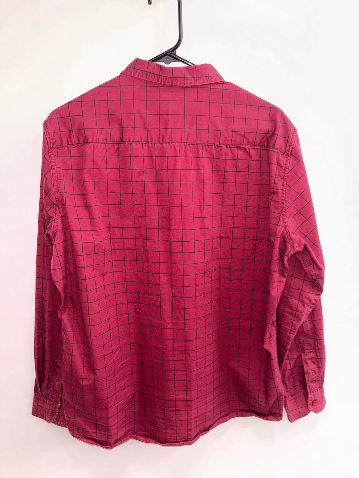 Chemise Rouge Homme COOFANDY - Grandeur: Large