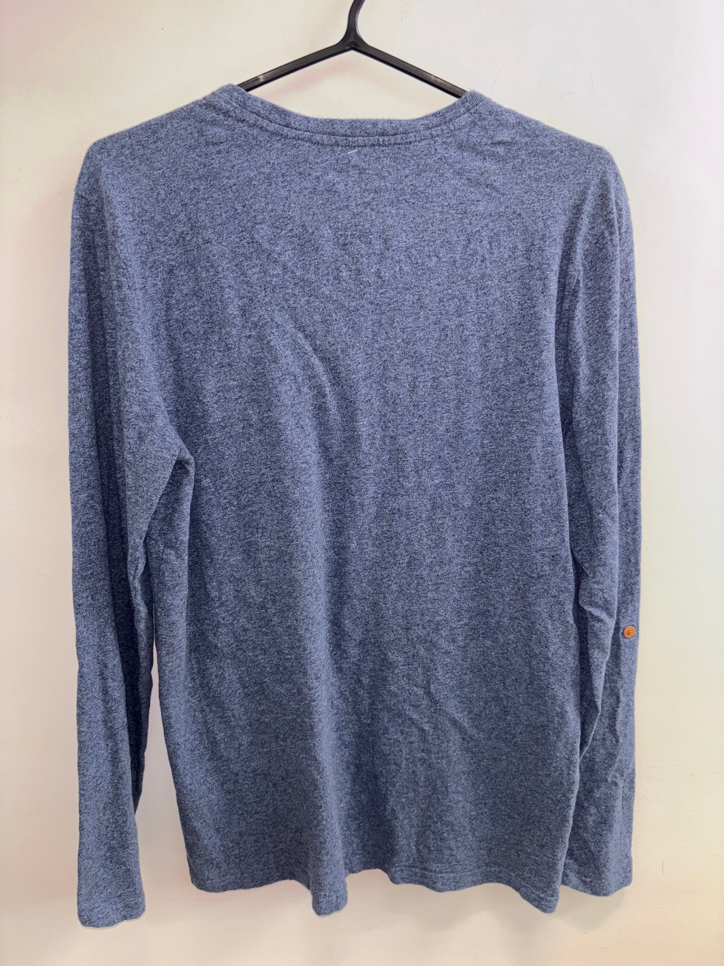 Haut Manche Longue Bleu Homme SIMONS - Grandeur: Large