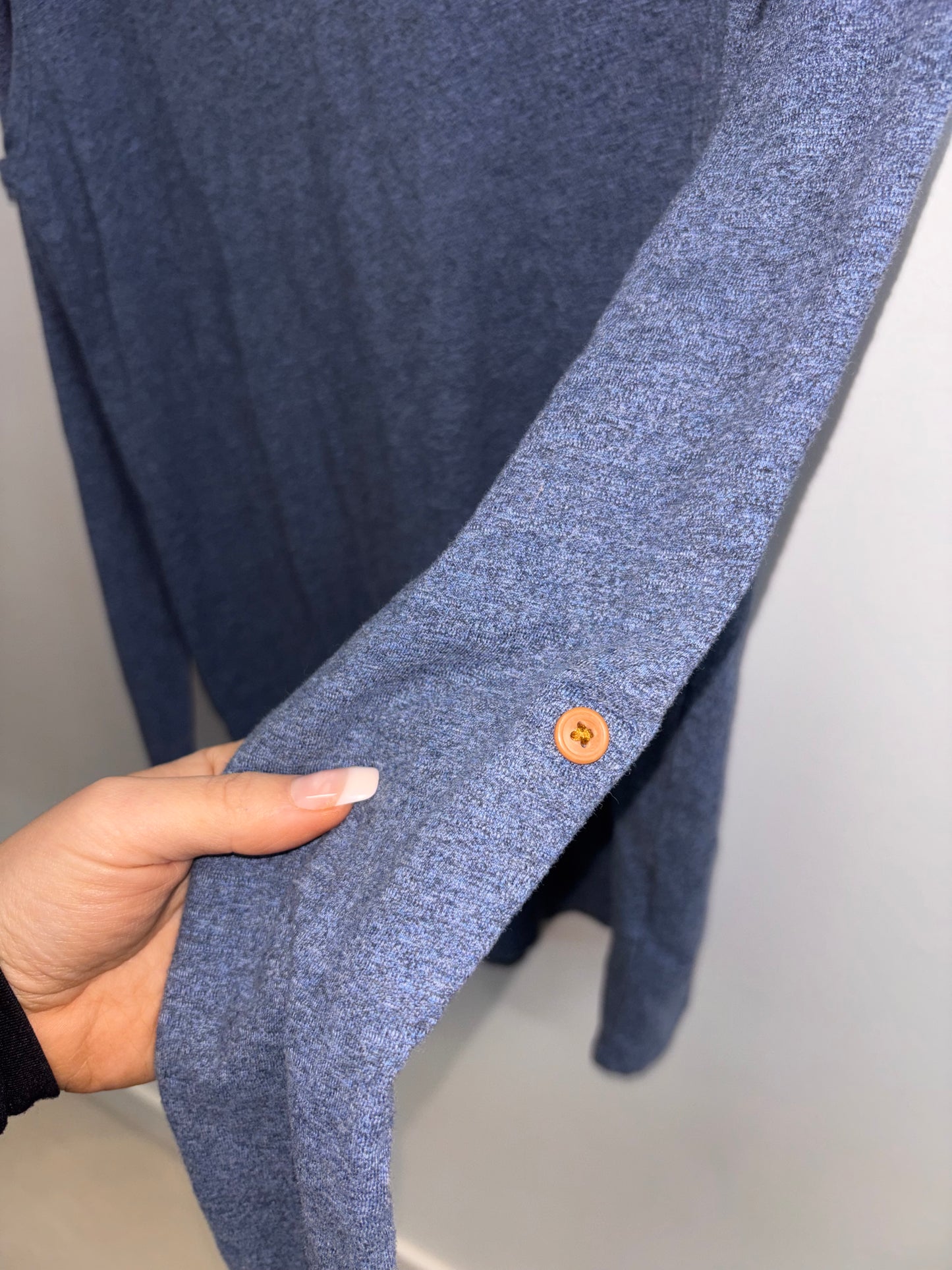 Haut Manche Longue Bleu Homme SIMONS - Grandeur: Large