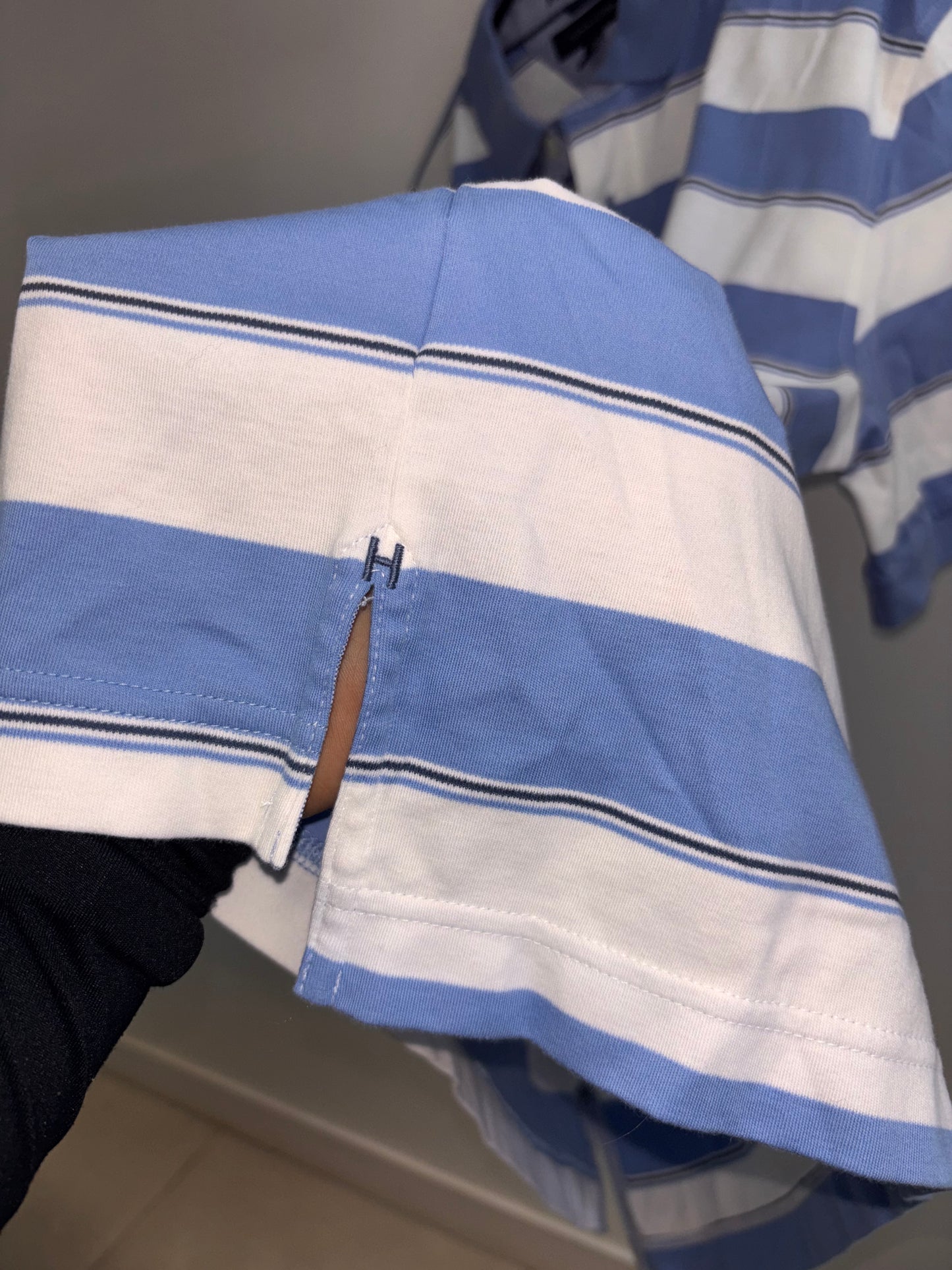 Polo Homme Raillé TOMMY HILFIGURE - Grandeur: XLarge