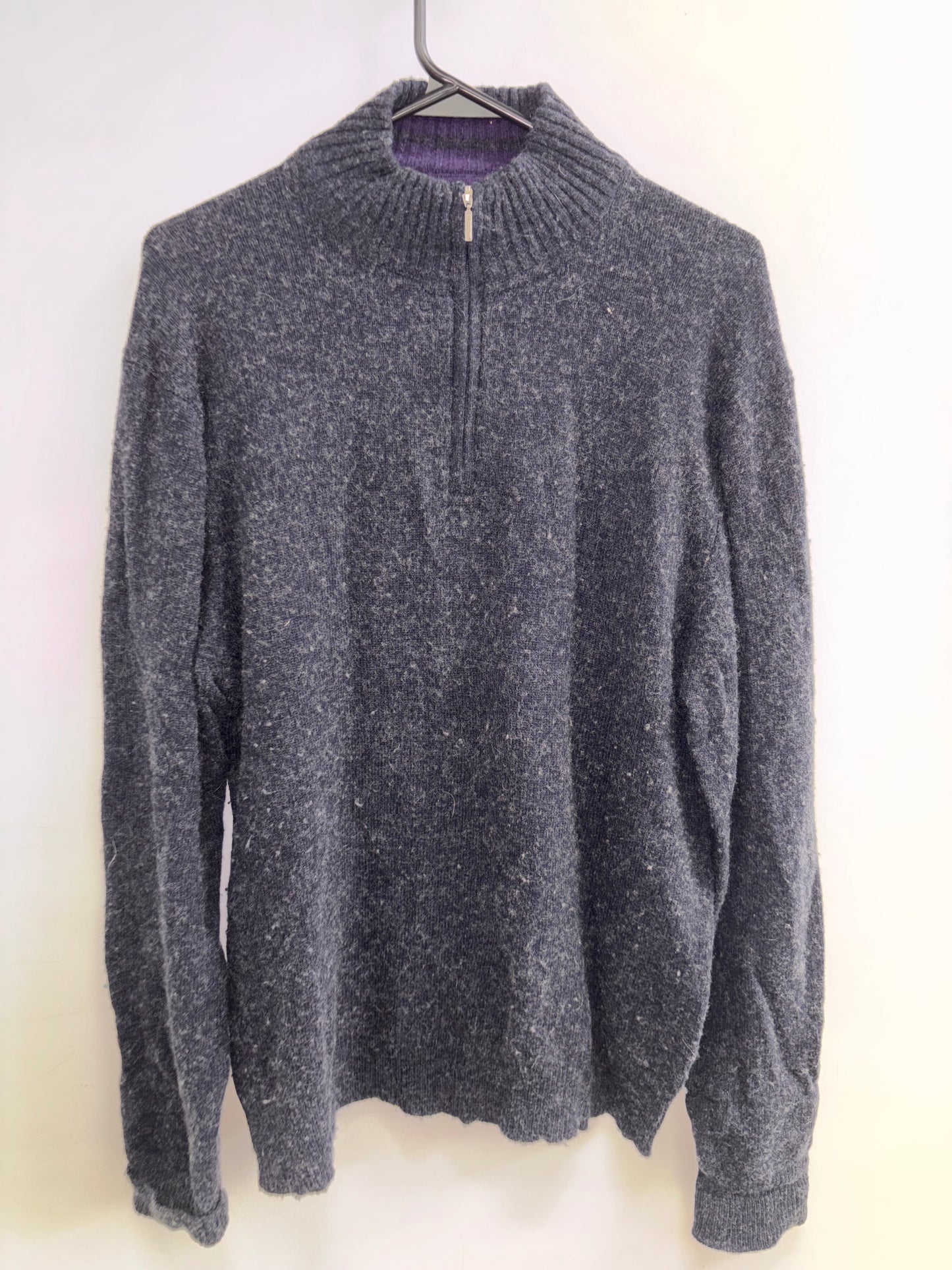 Polo Laine Bleu Marin EMANUEL UNGARD - Grandeur: XXL