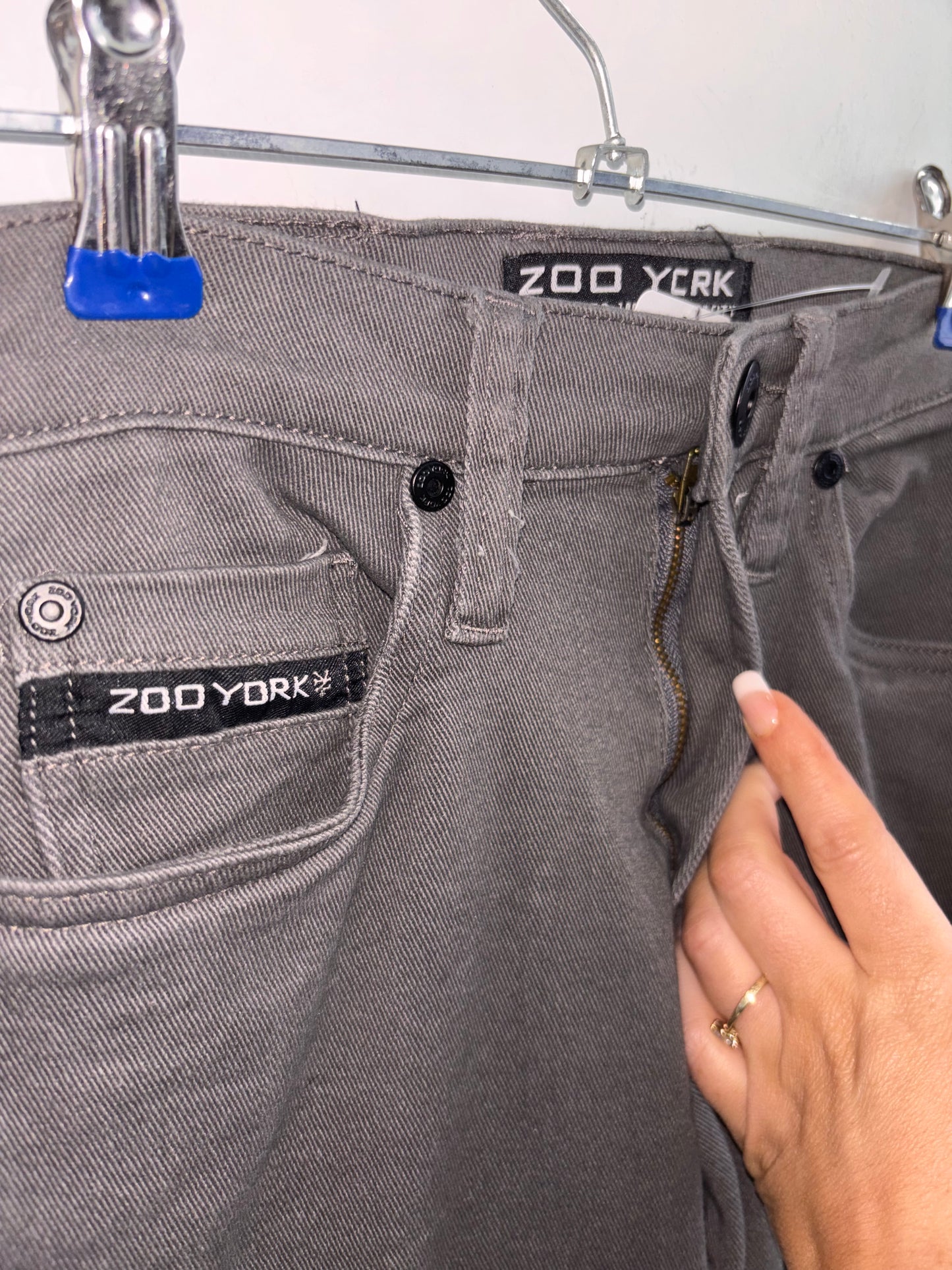 Jeans Gris Homme ZOO YORK - Grandeur: 26