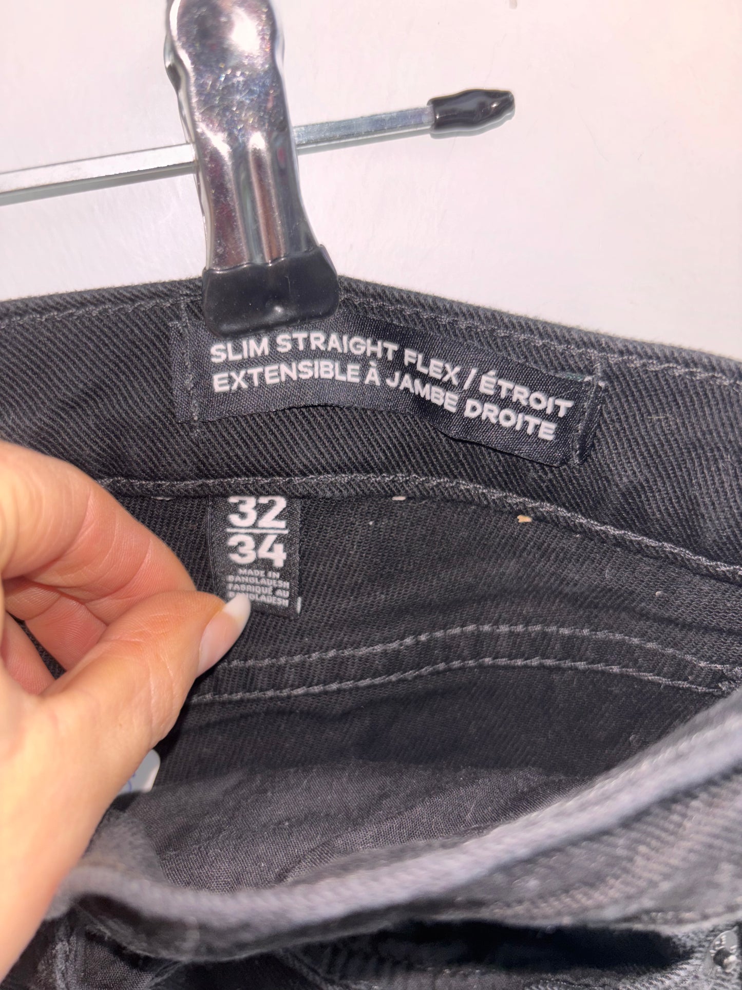 Jeans Noir Homme JOE FRESH - Grandeur: 32