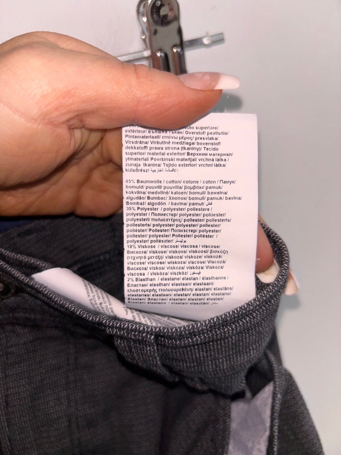 Jeans Noir/Gris Homme BUGATTI - Grandeur: Large