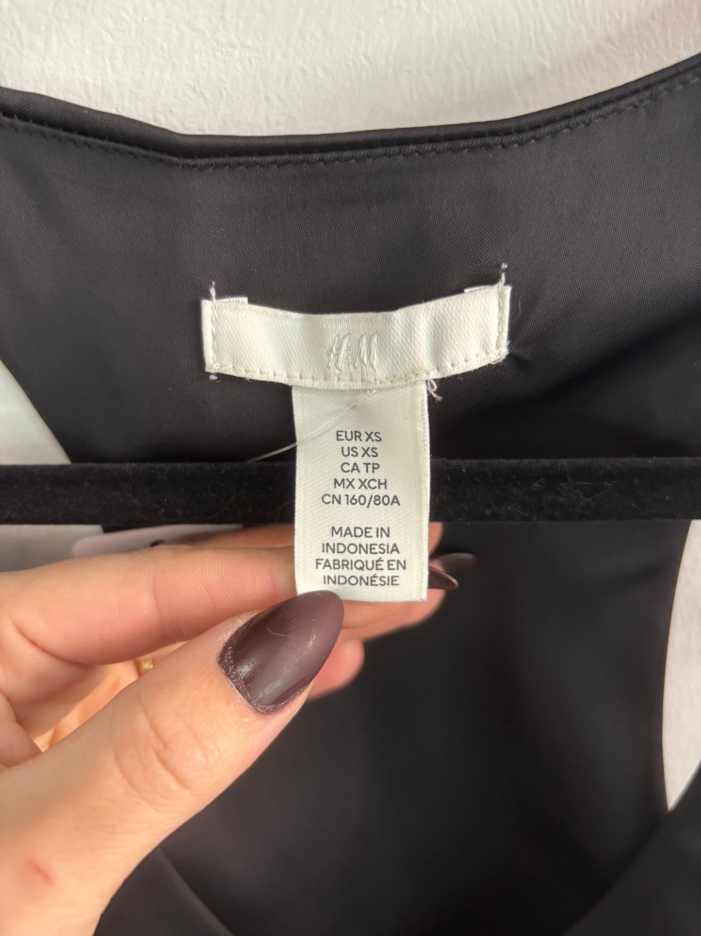 Camisole noir H&M - Grandeur: XSmall