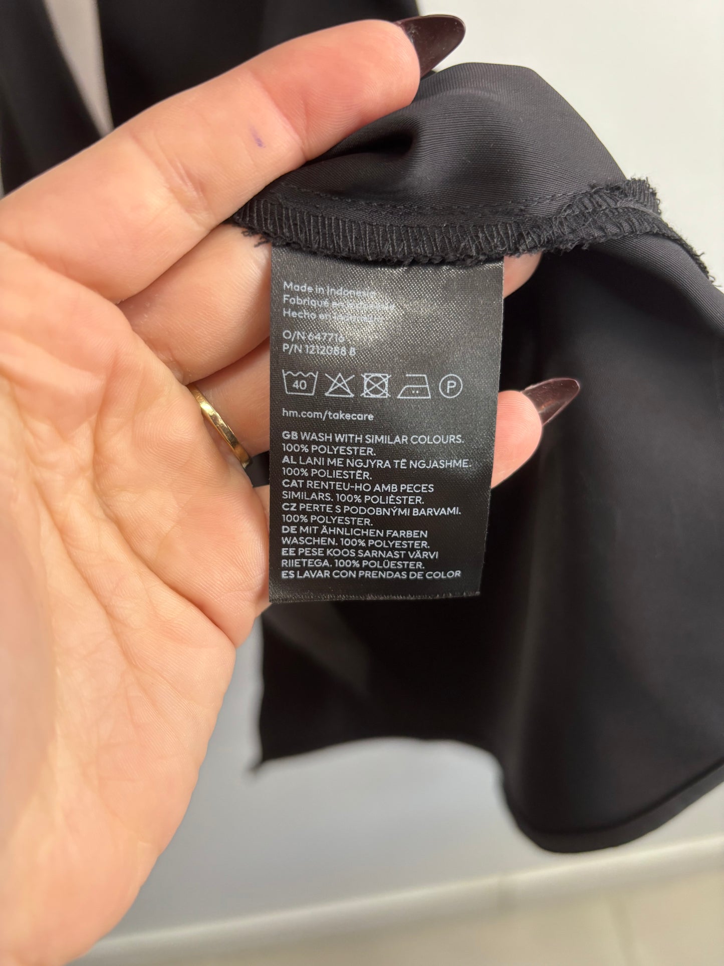 Camisole noir H&M - Grandeur: XSmall