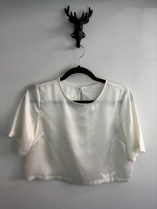 Chemise croc top blanc