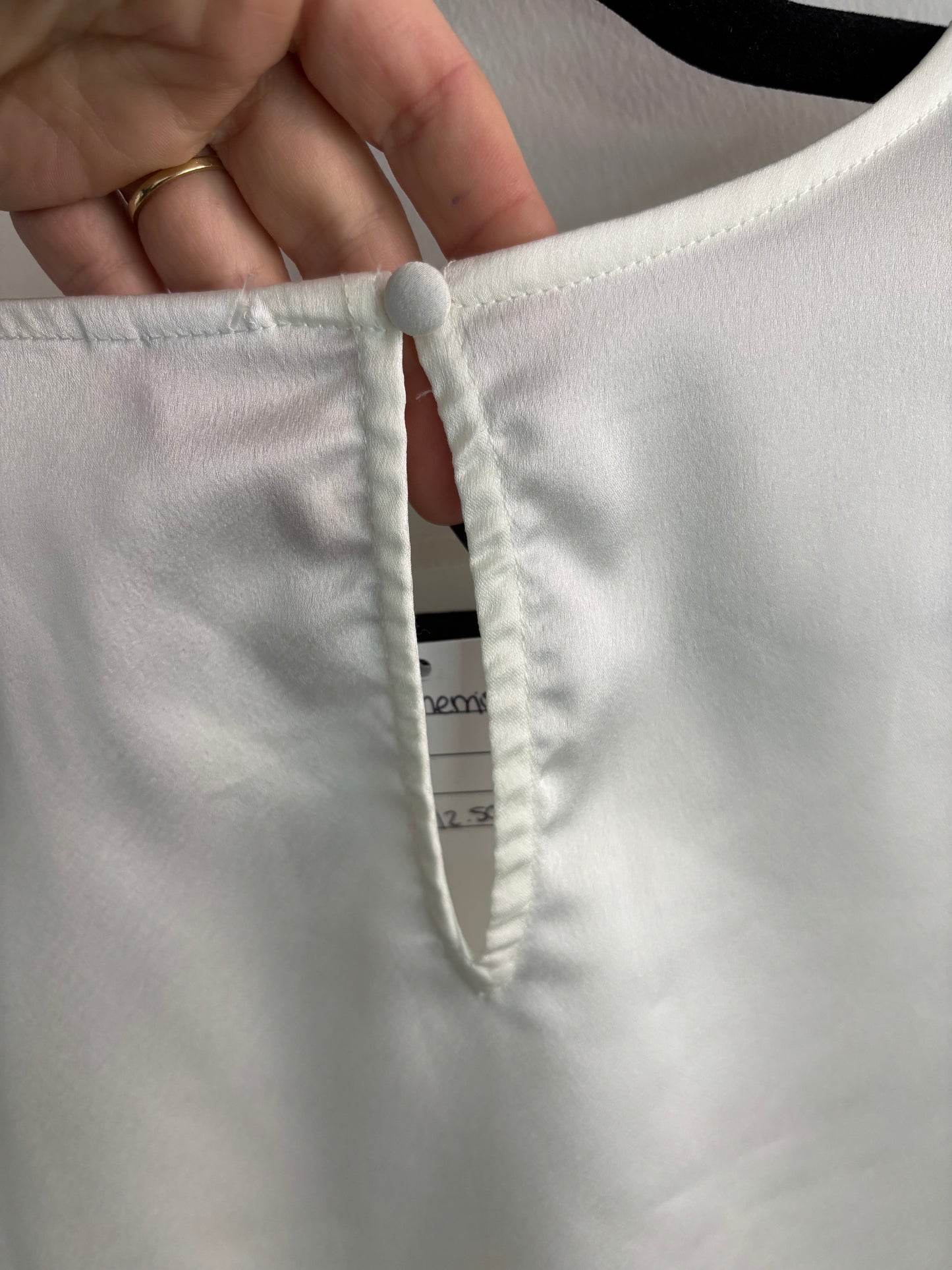 Chemise croc top blanc