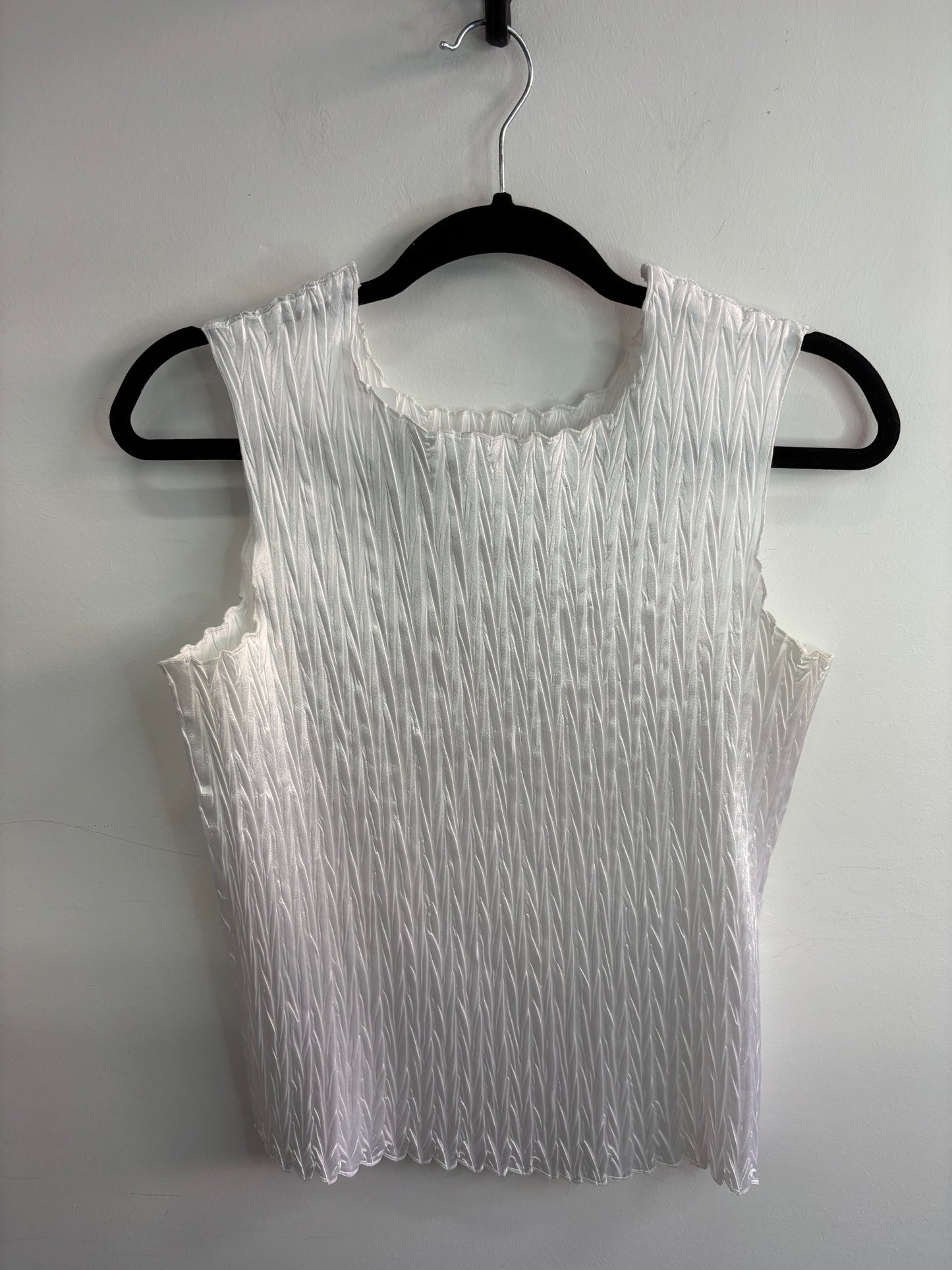 Camisole crepé blanc