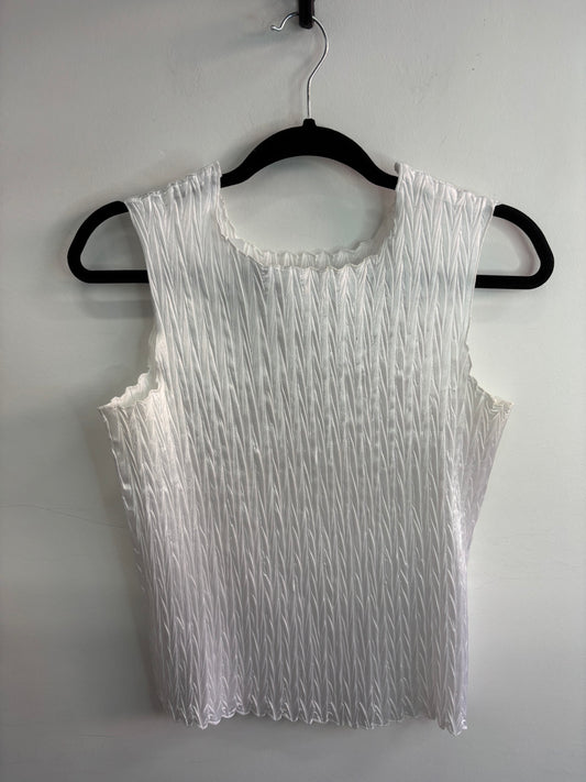 Camisole crepé blanc