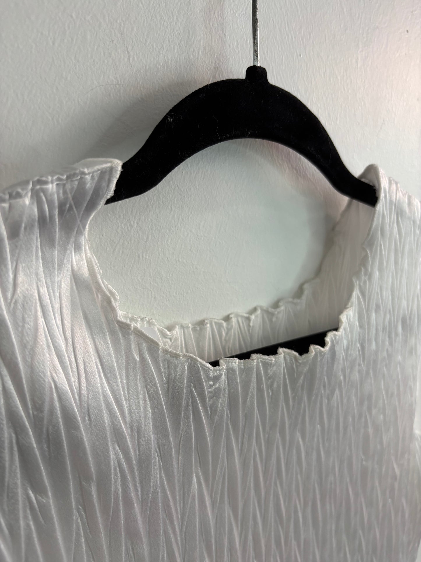 Camisole crepé blanc