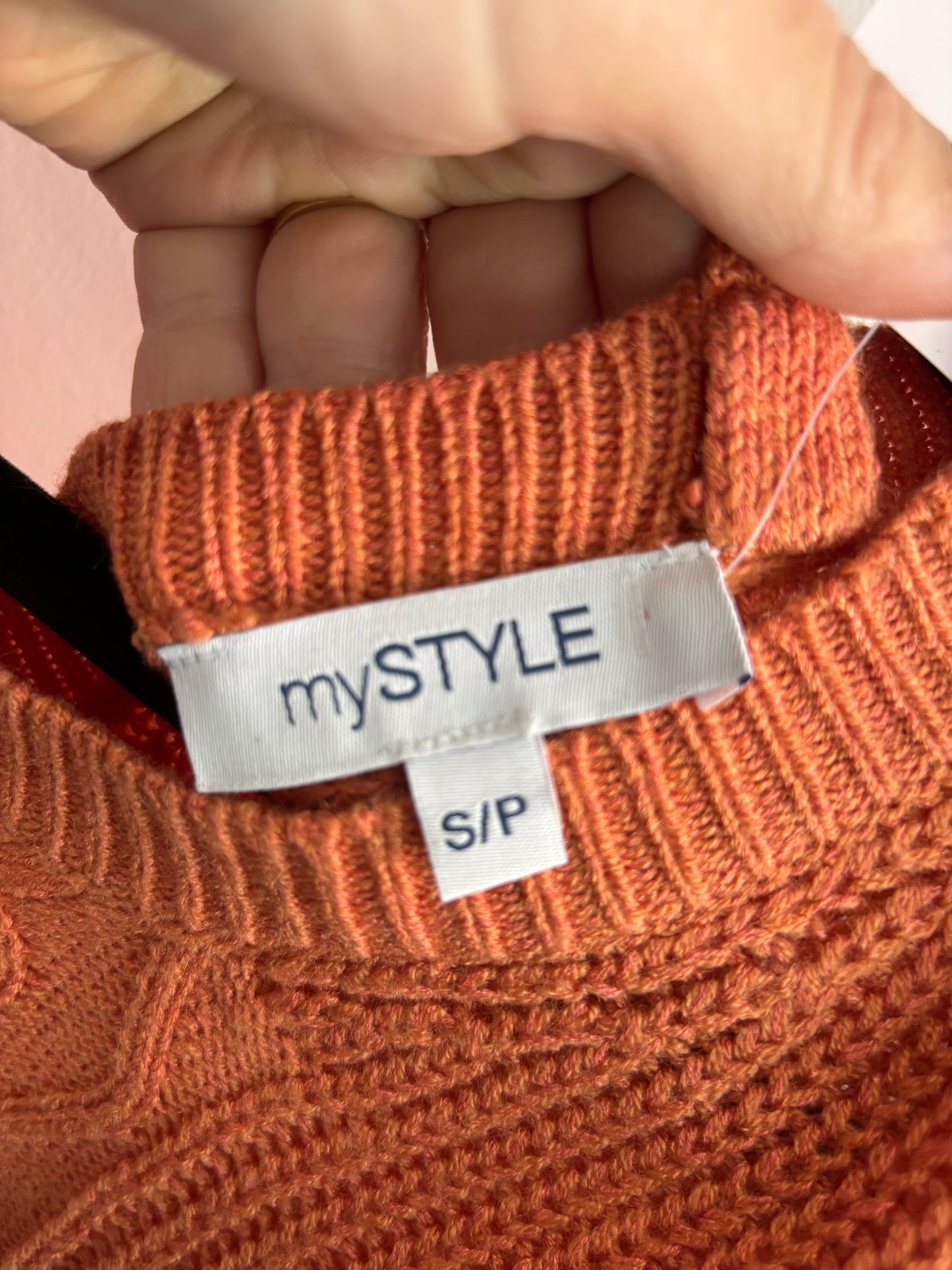 Laine orange, dos ouvert MYSTYLE - Grandeur: Small