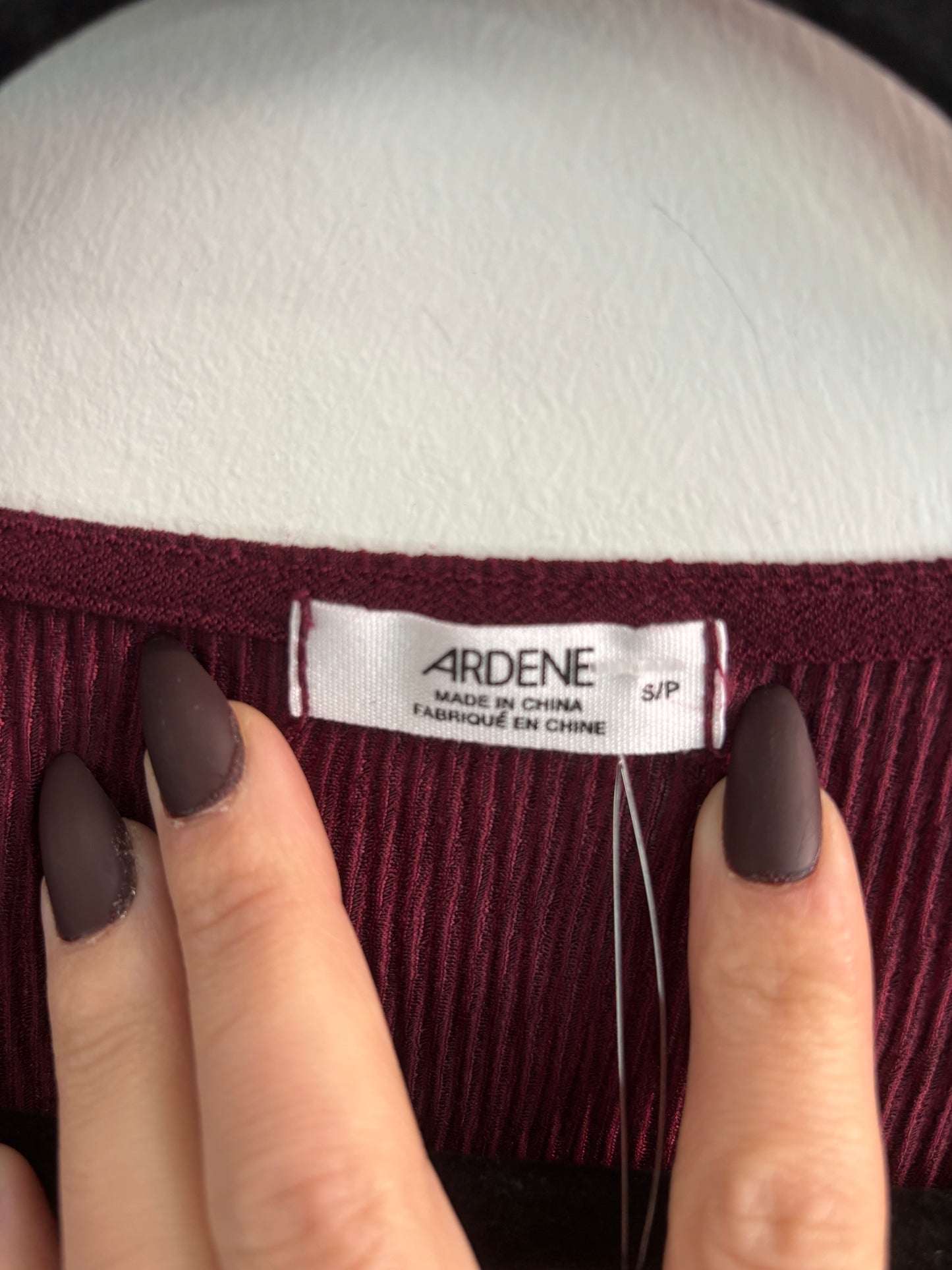 Haut rouge vin ARDENE - Grandeur: Small