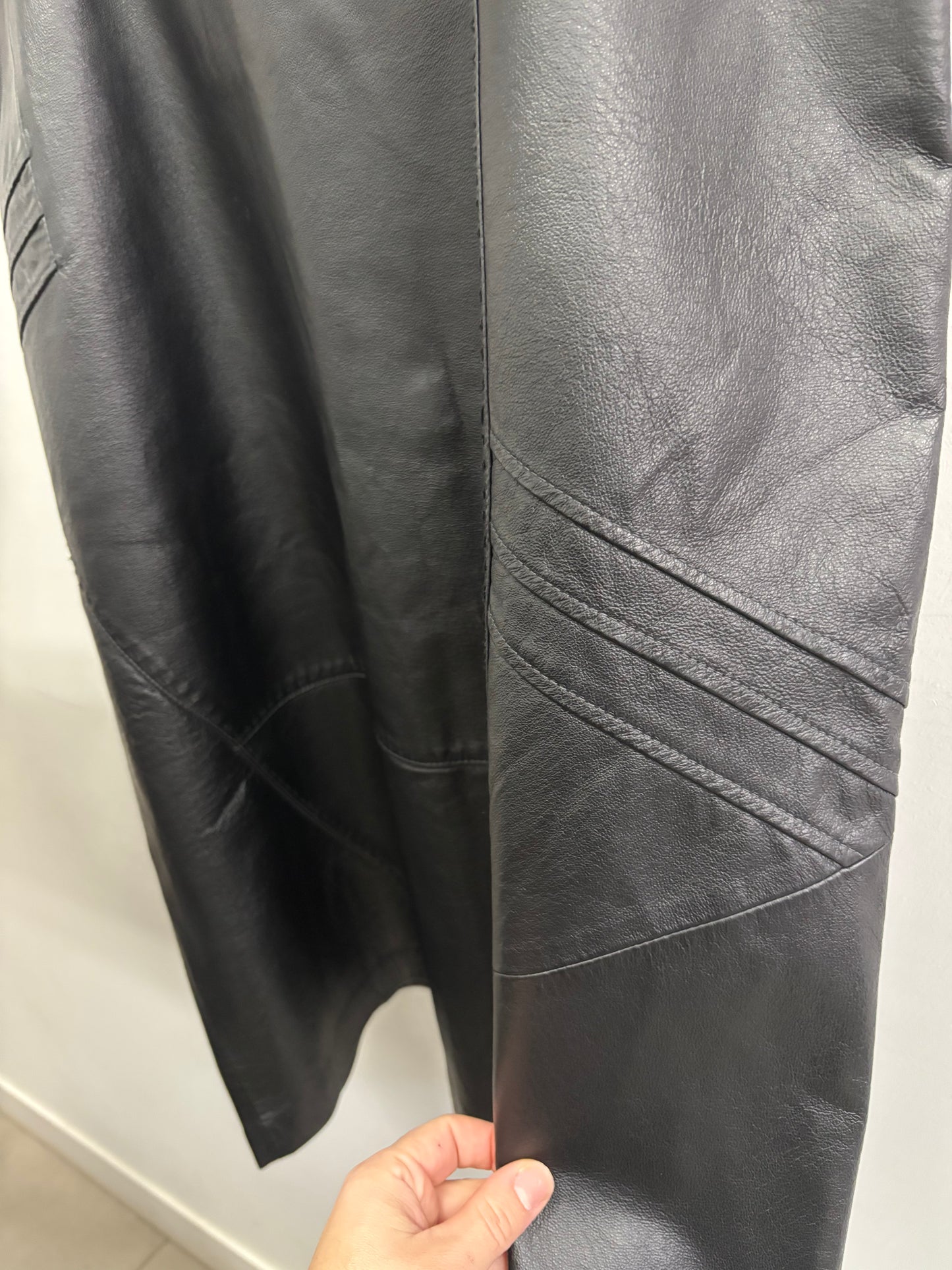 Jupe Cuire Noir CLAIRE FRANCE - Grandeur: 2X