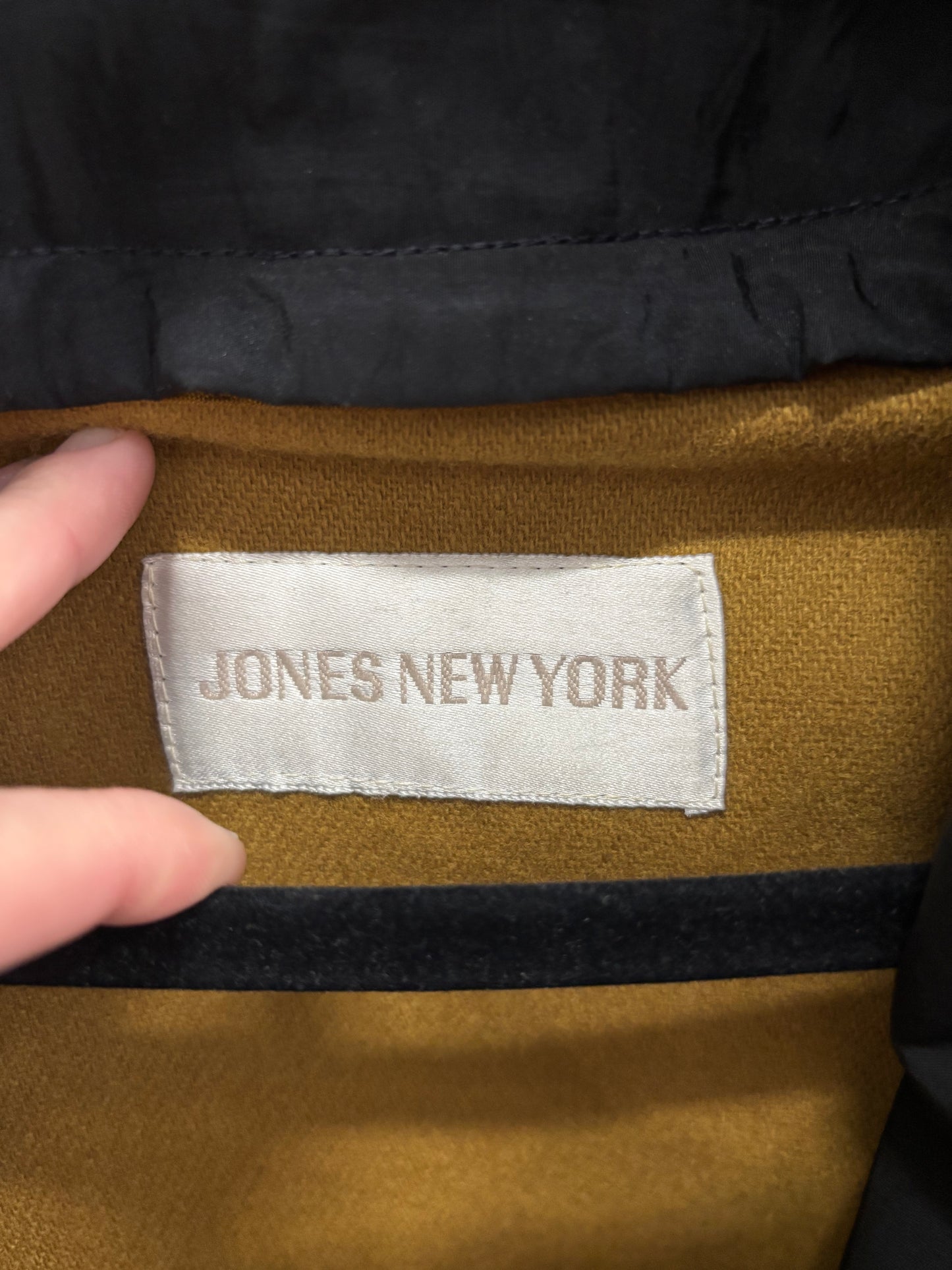 Manteau Longue Noir Avec Veste en Doublure JONES NEW YORK