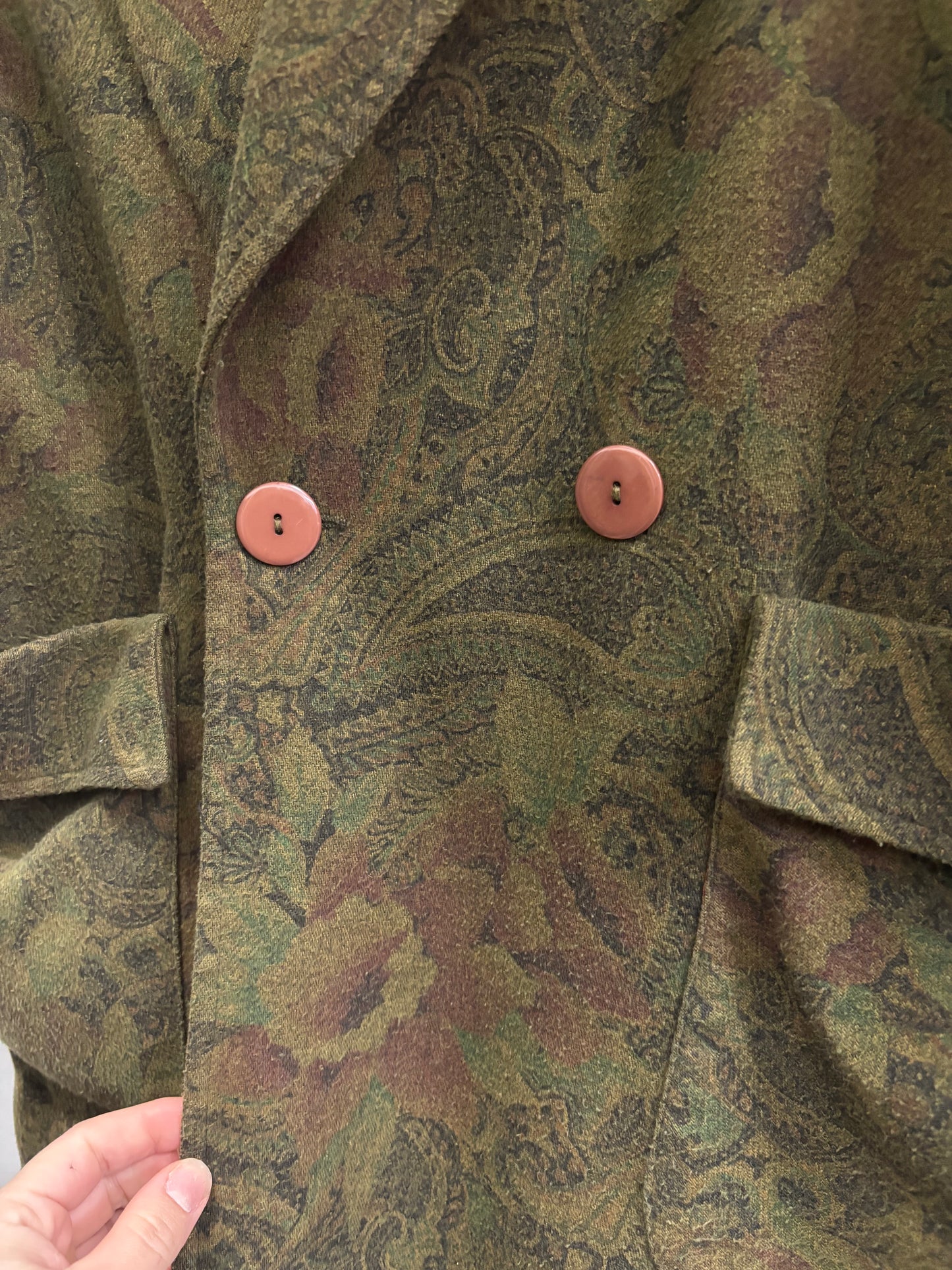 Veston Vintage Vert CHARLES ANDREA - PARIS