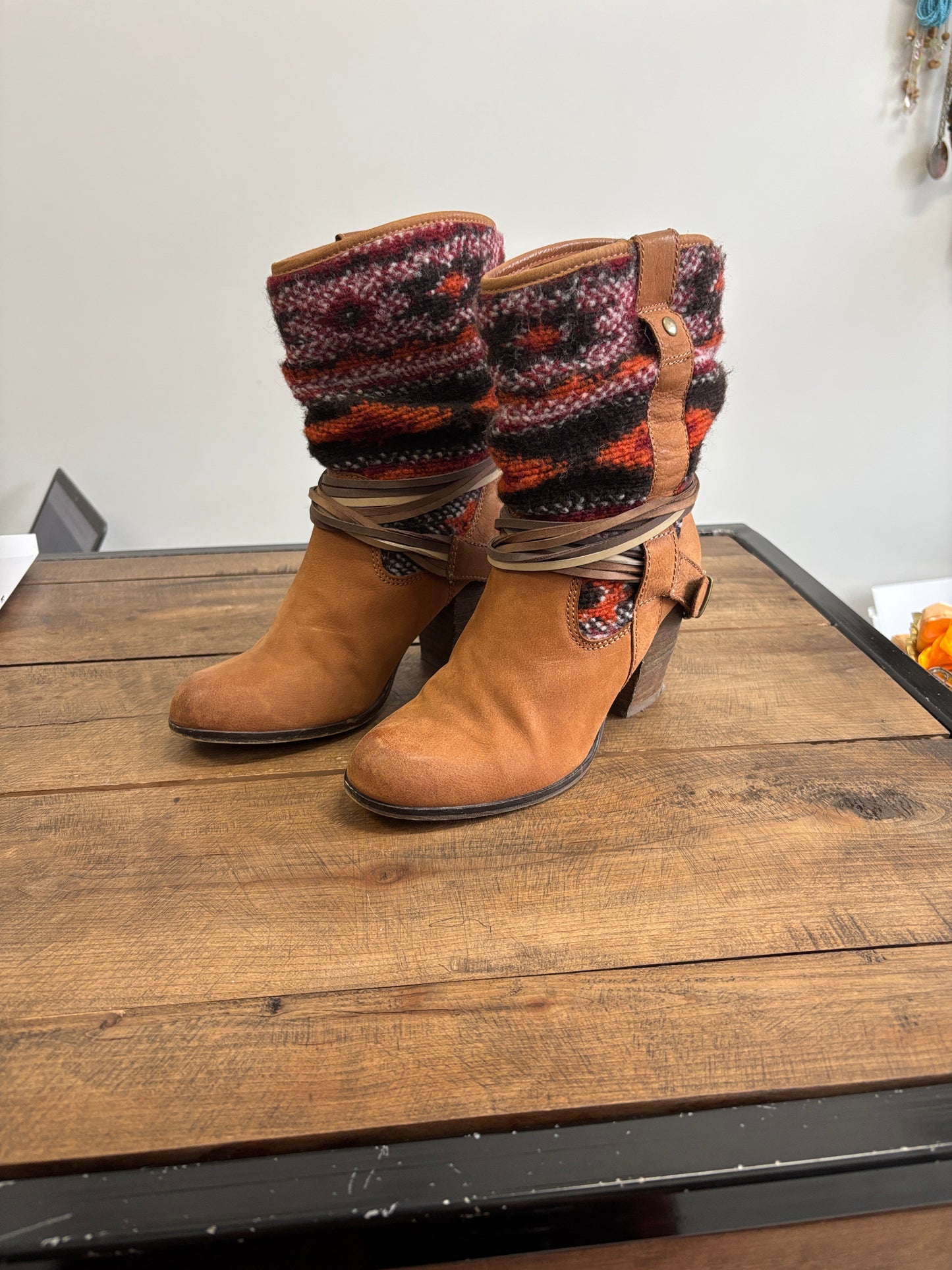 Botte Brune Tricot STEVE MADDEN - Grandeur: 6