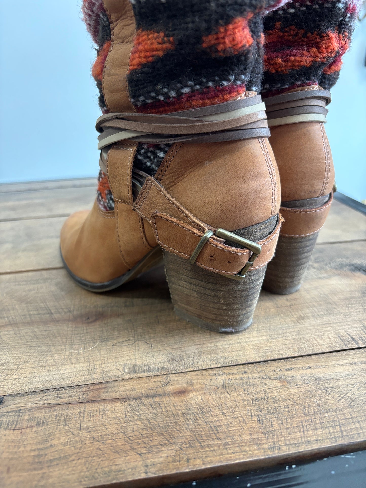 Botte Brune Tricot STEVE MADDEN - Grandeur: 6