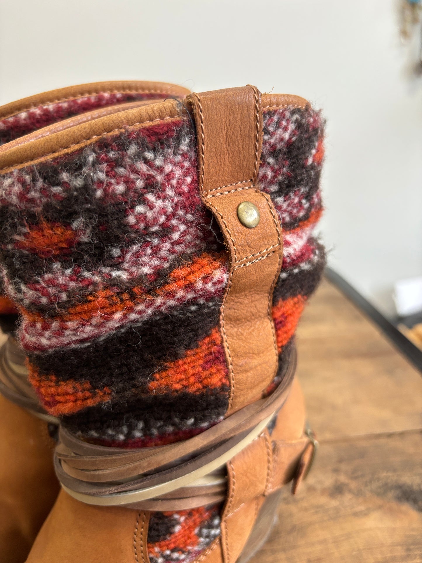 Botte Brune Tricot STEVE MADDEN - Grandeur: 6