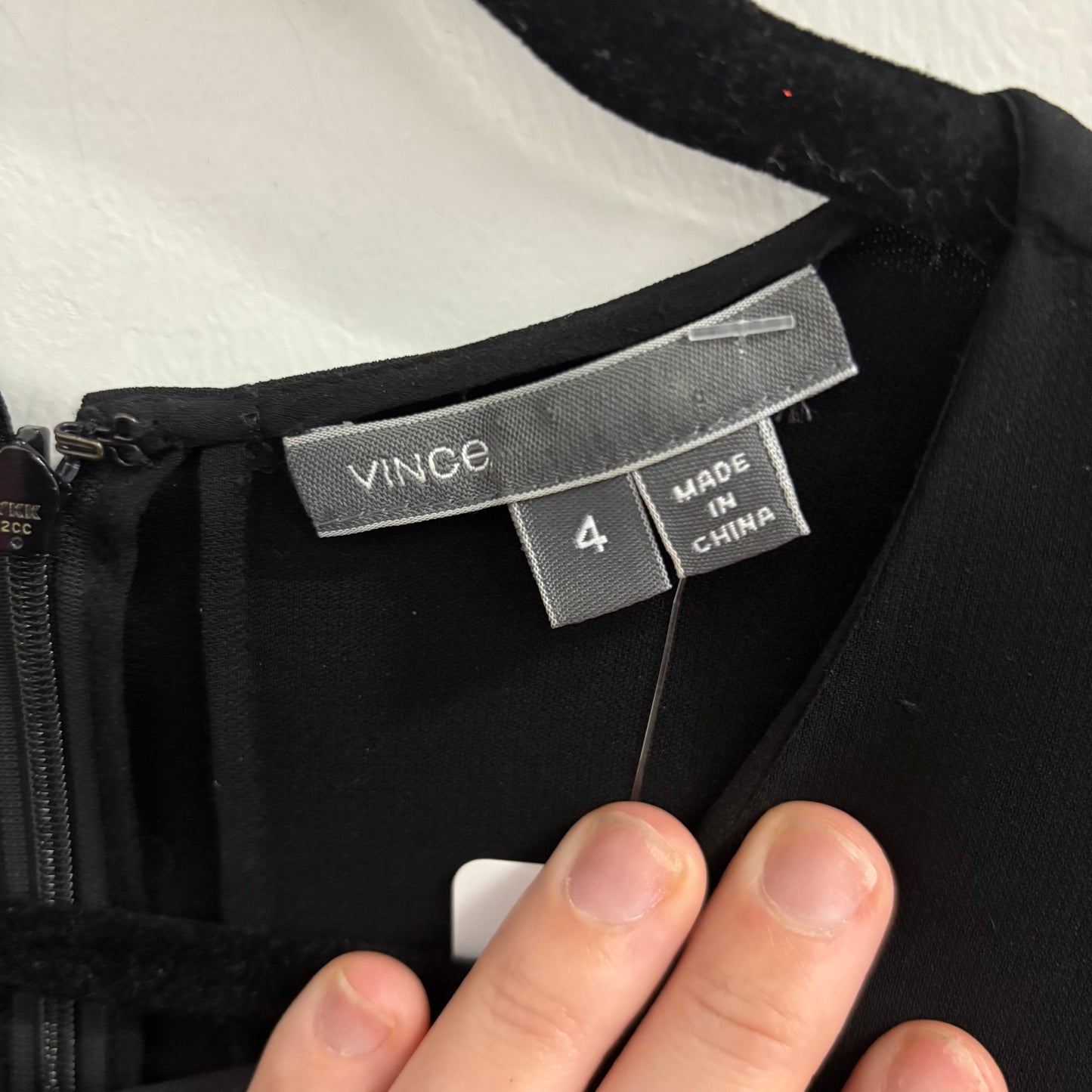 Robe Soiré Noir VINCE - Grandeur: 4