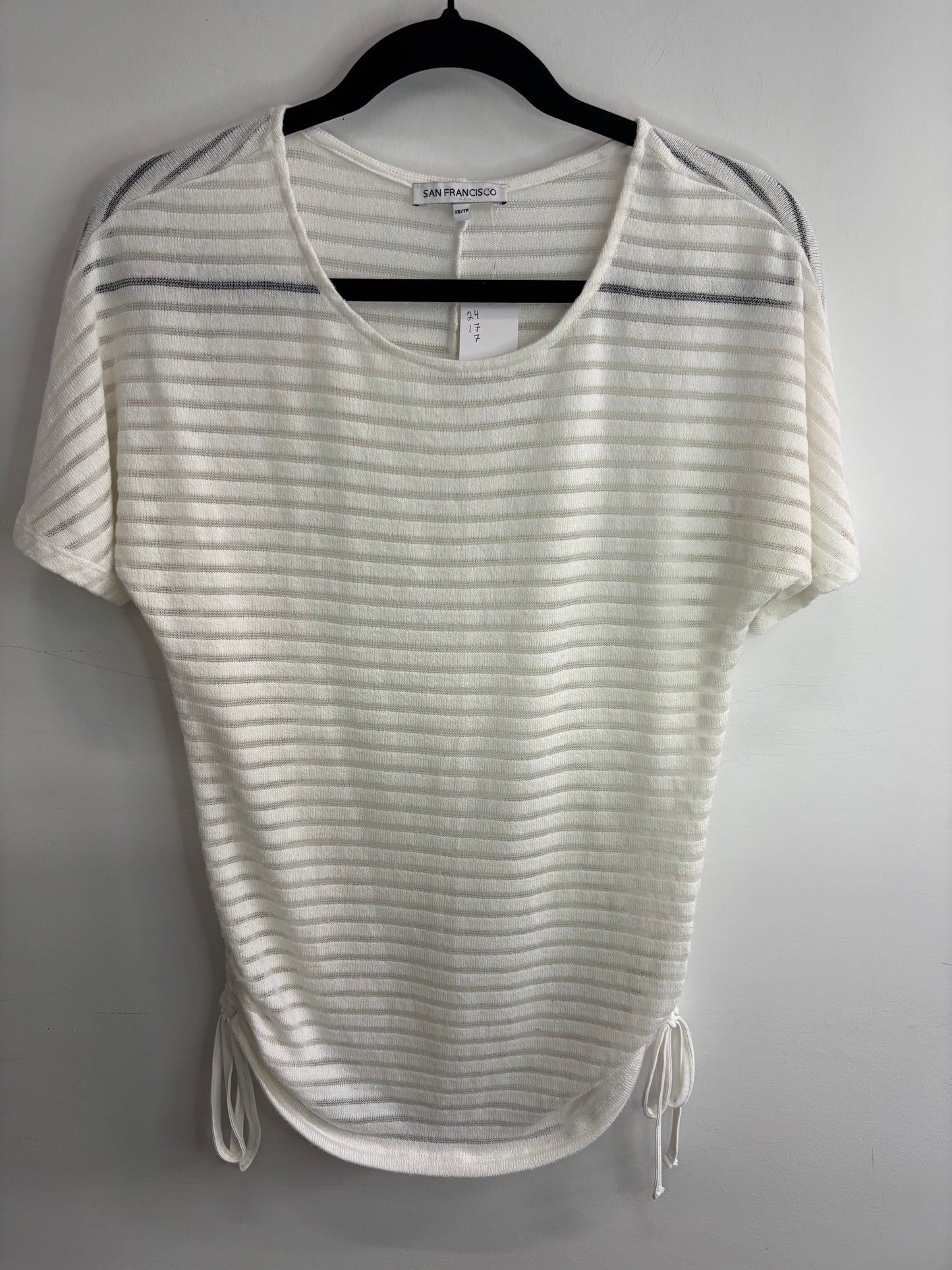 T-Shirt style chemise blanc SAN FRANCISCO - Grandeur: XSmall