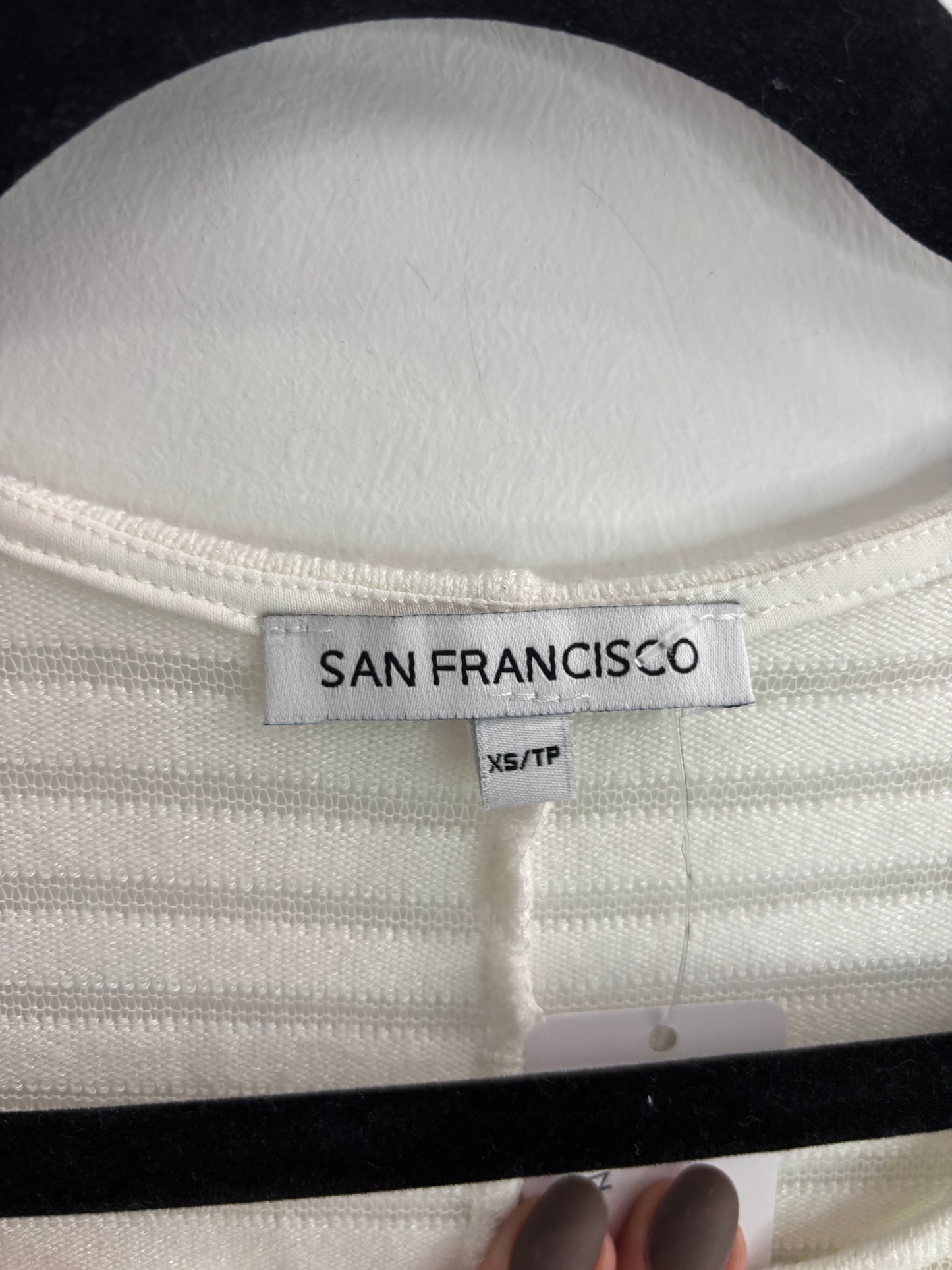 T-Shirt style chemise blanc SAN FRANCISCO - Grandeur: XSmall