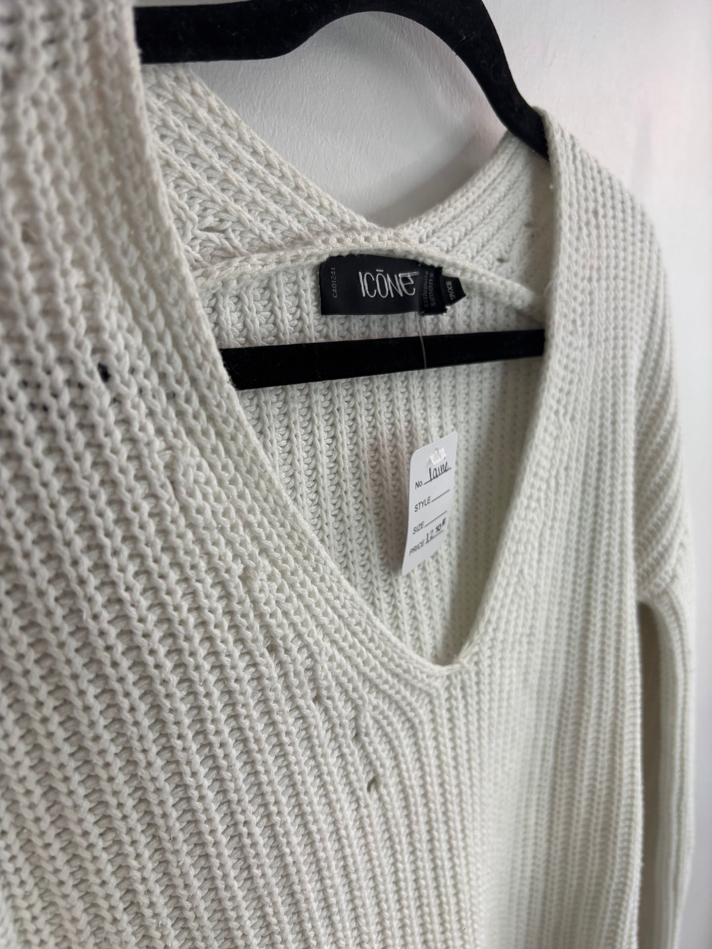 Tricot blanc ICONE - Grandeur: Xsmall