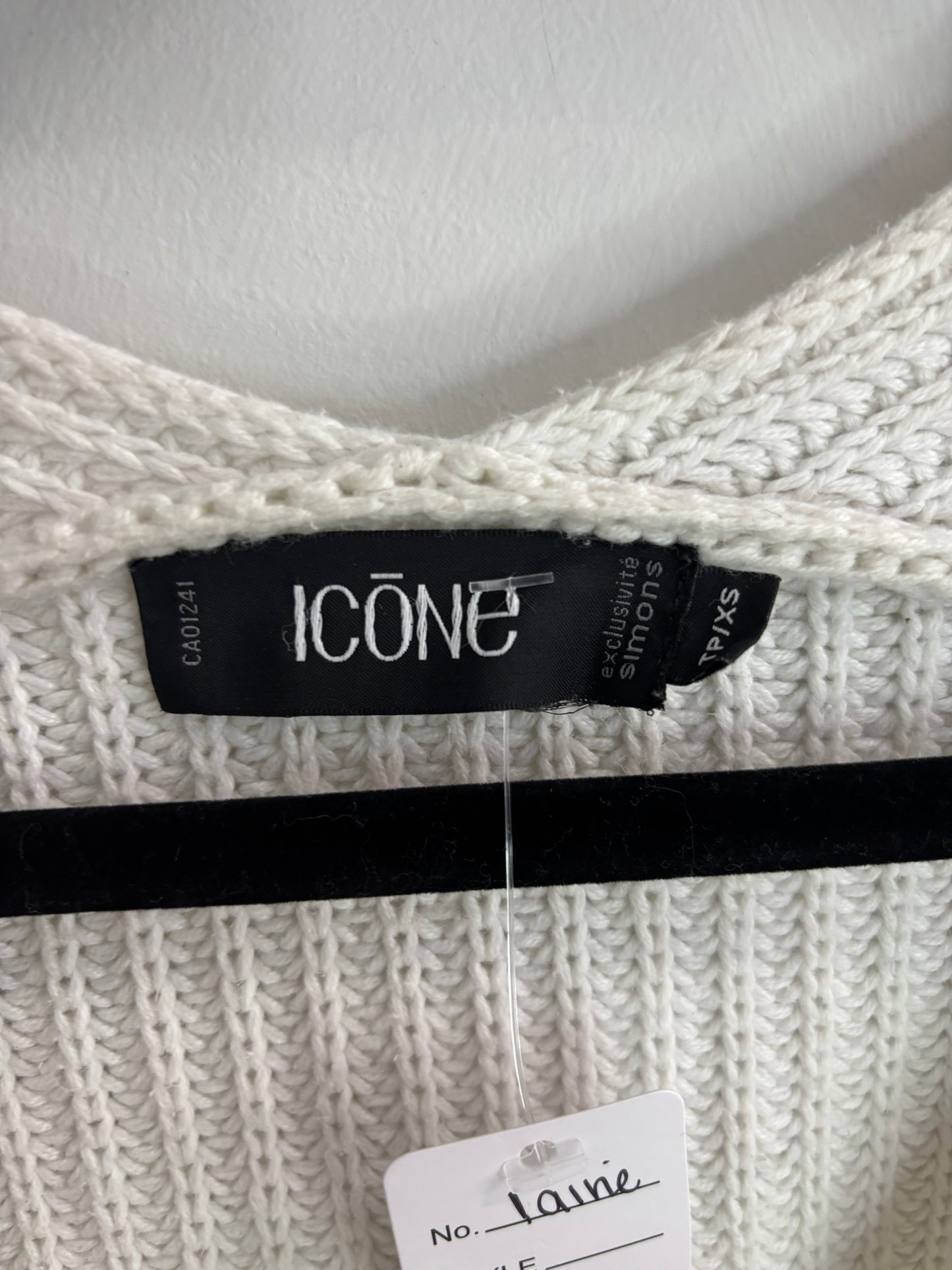 Tricot blanc ICONE - Grandeur: Xsmall