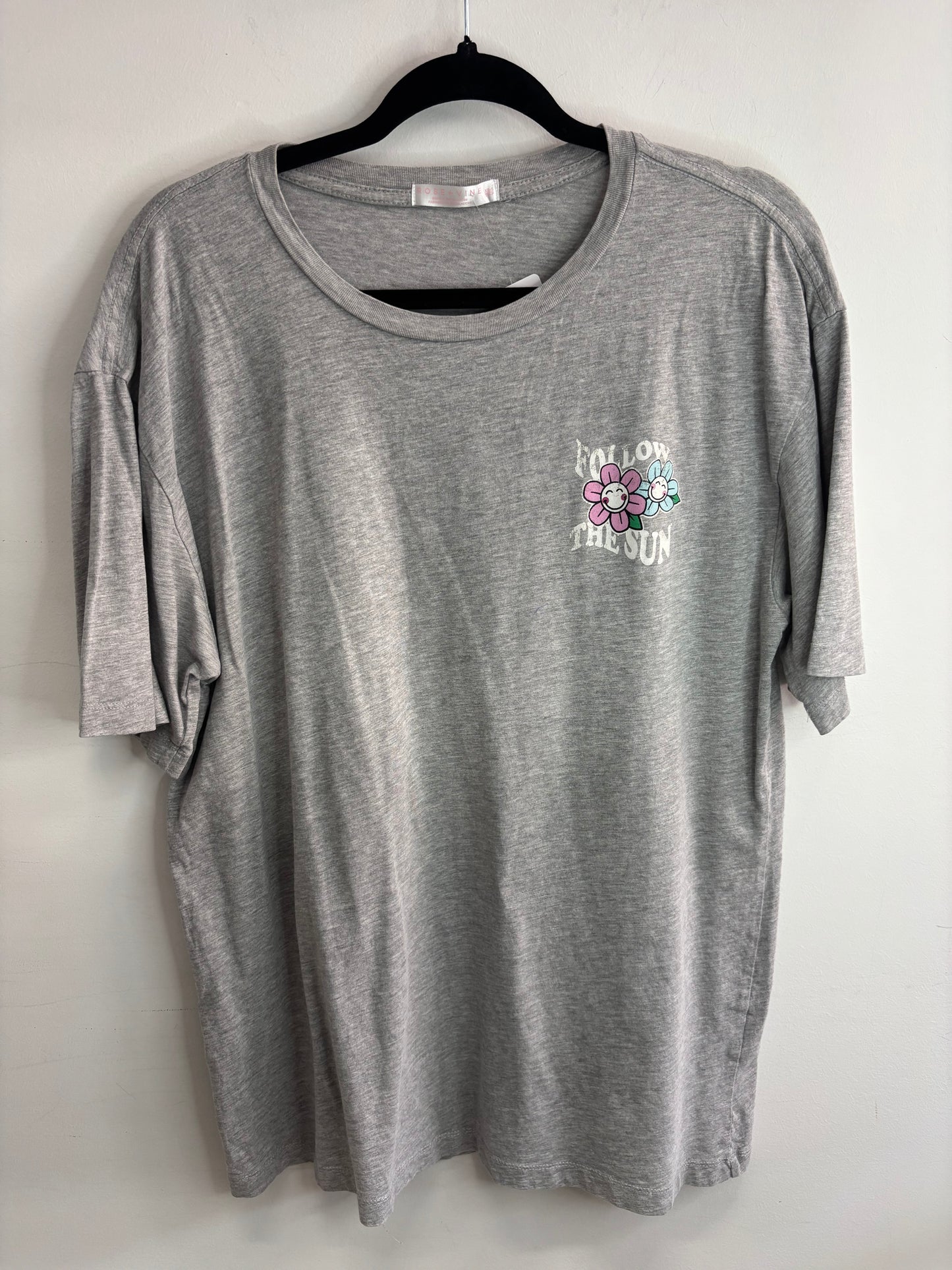 T-shirt Gris "Follow The Sun" ROSE & VINE - Grandeur: XSmall/ Small