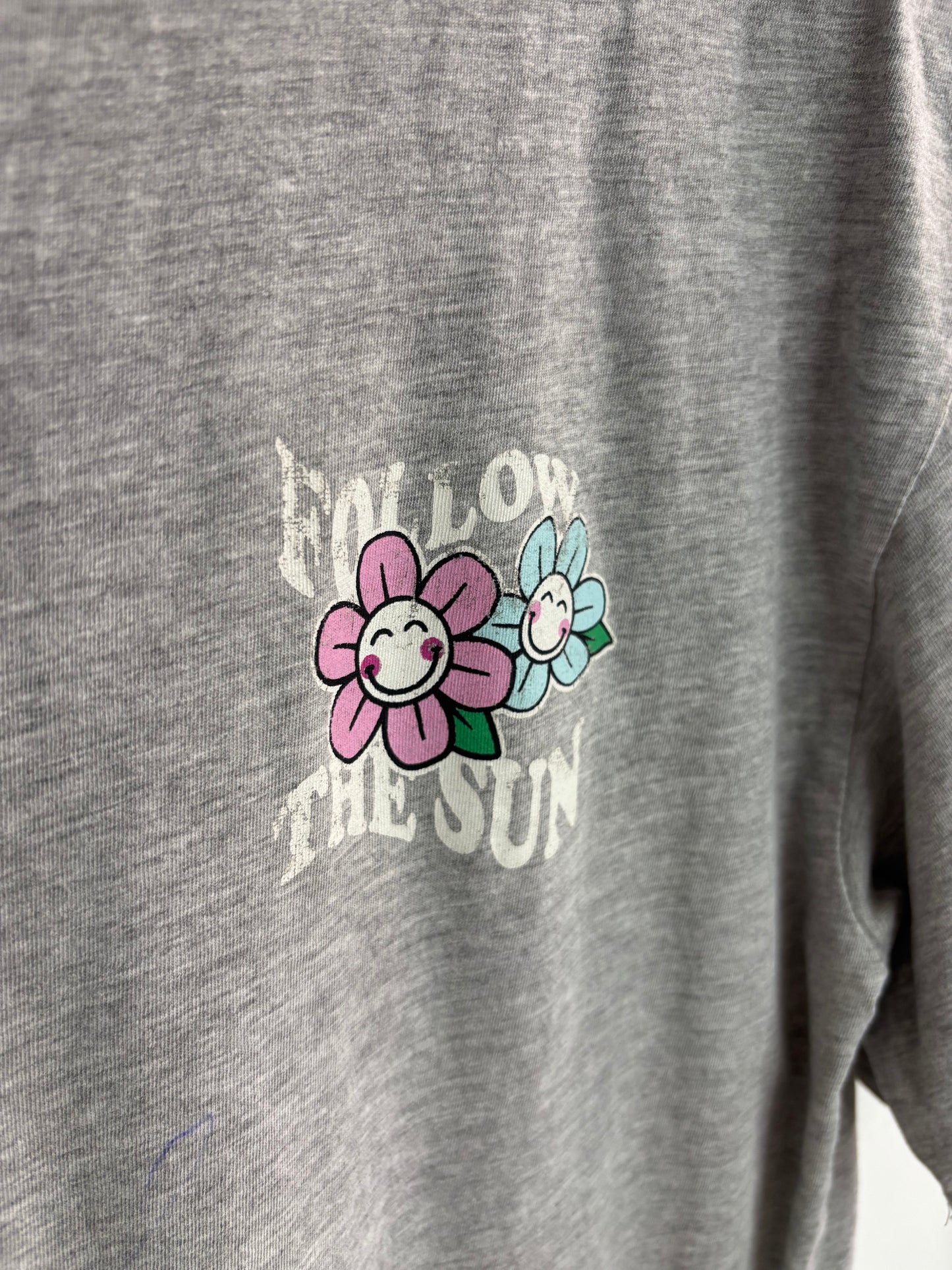 T-shirt Gris "Follow The Sun" ROSE & VINE - Grandeur: XSmall/ Small