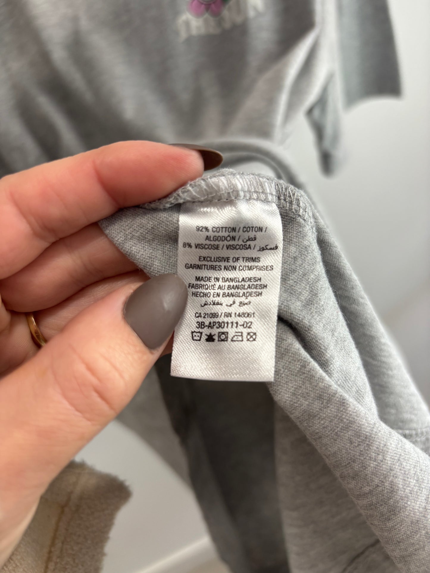 T-shirt Gris "Follow The Sun" ROSE & VINE - Grandeur: XSmall/ Small