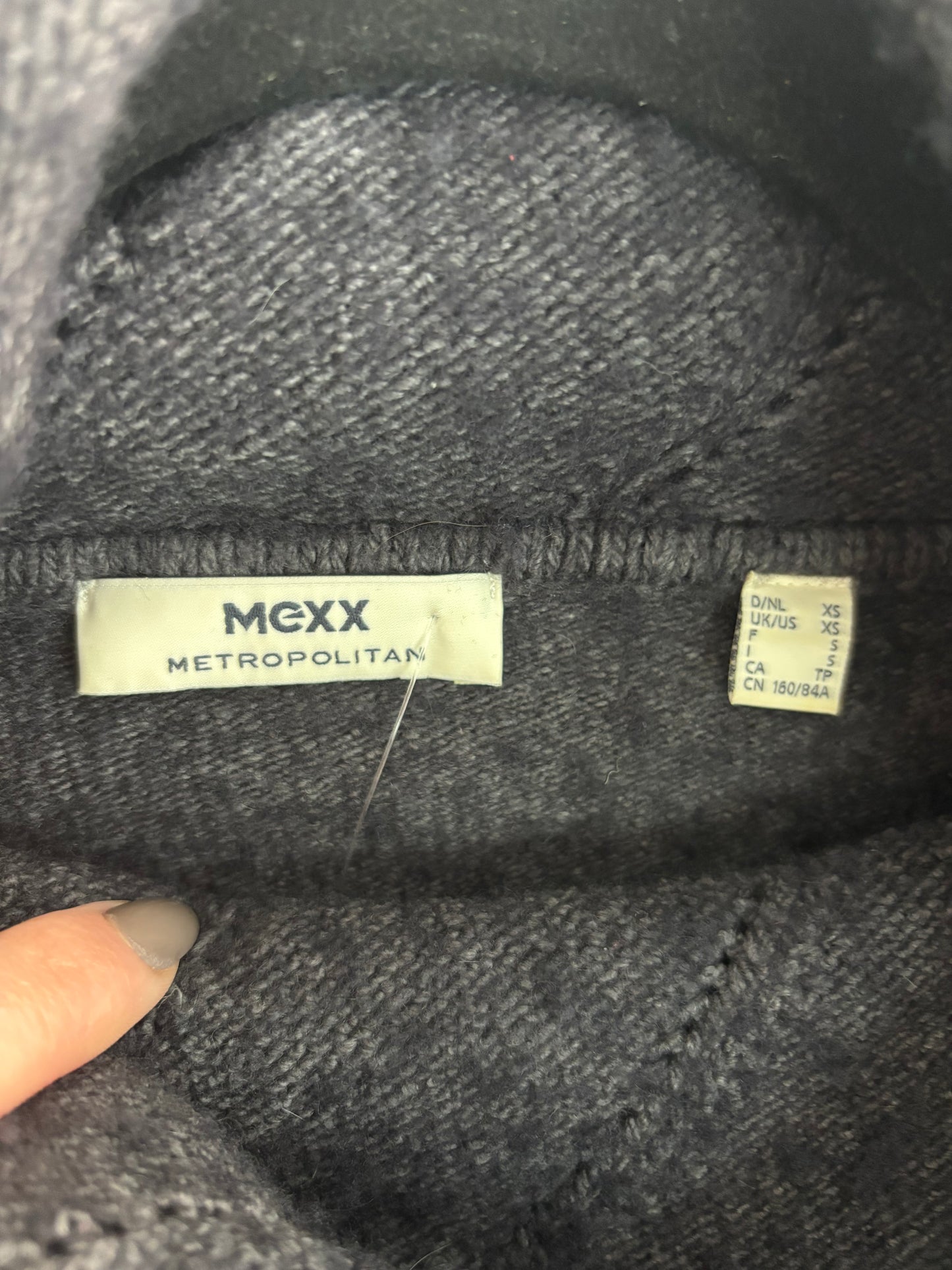 Laine Colle Roule gris MEXX- Grandeur: Xsmall