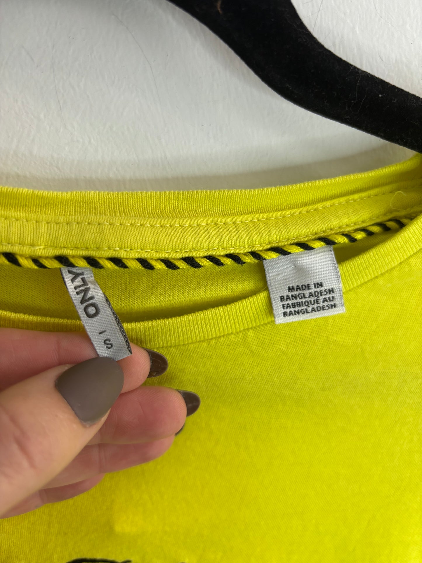 T-shirt Neon Jaune ONLY - Grandeur: Small