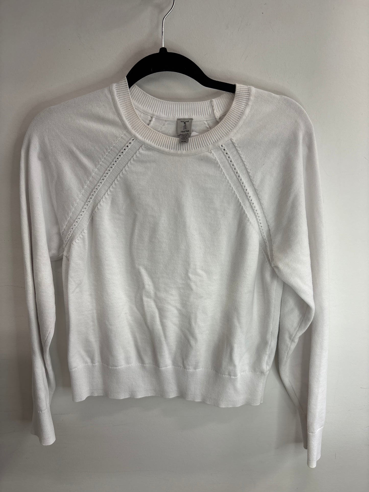 Chandail Manche Longue Blanc TRISTAN - Grandeur: Medium