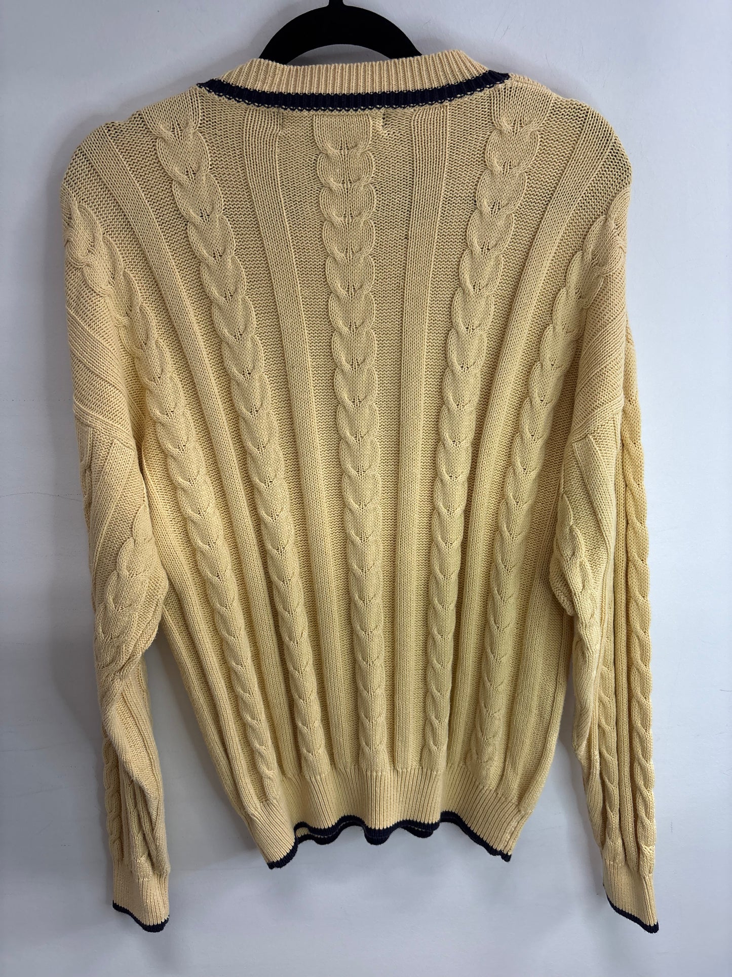 Tricot Vinatge Jaune JJ FARMER - Grandeur: Medium