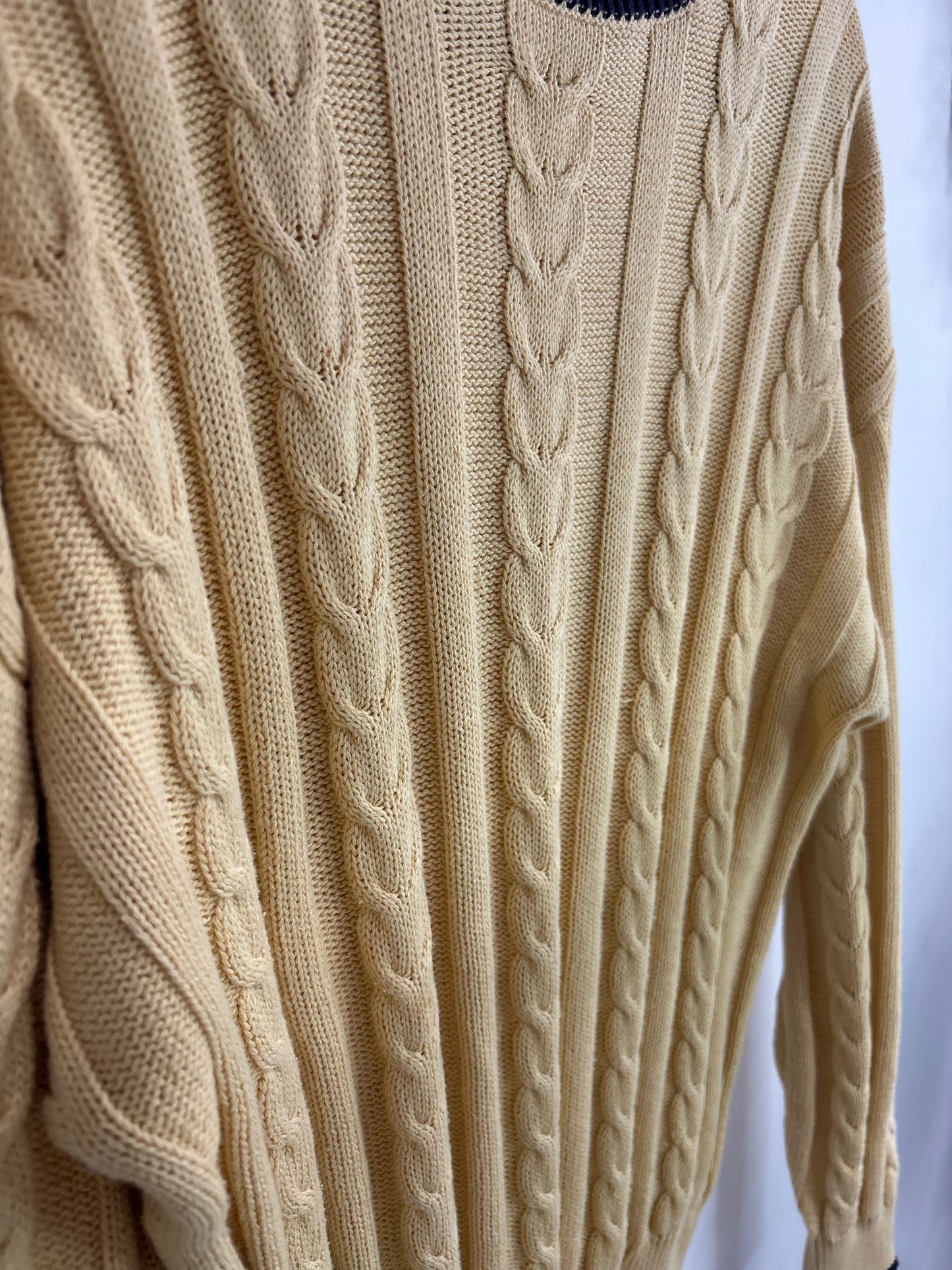 Tricot Vinatge Jaune JJ FARMER - Grandeur: Medium