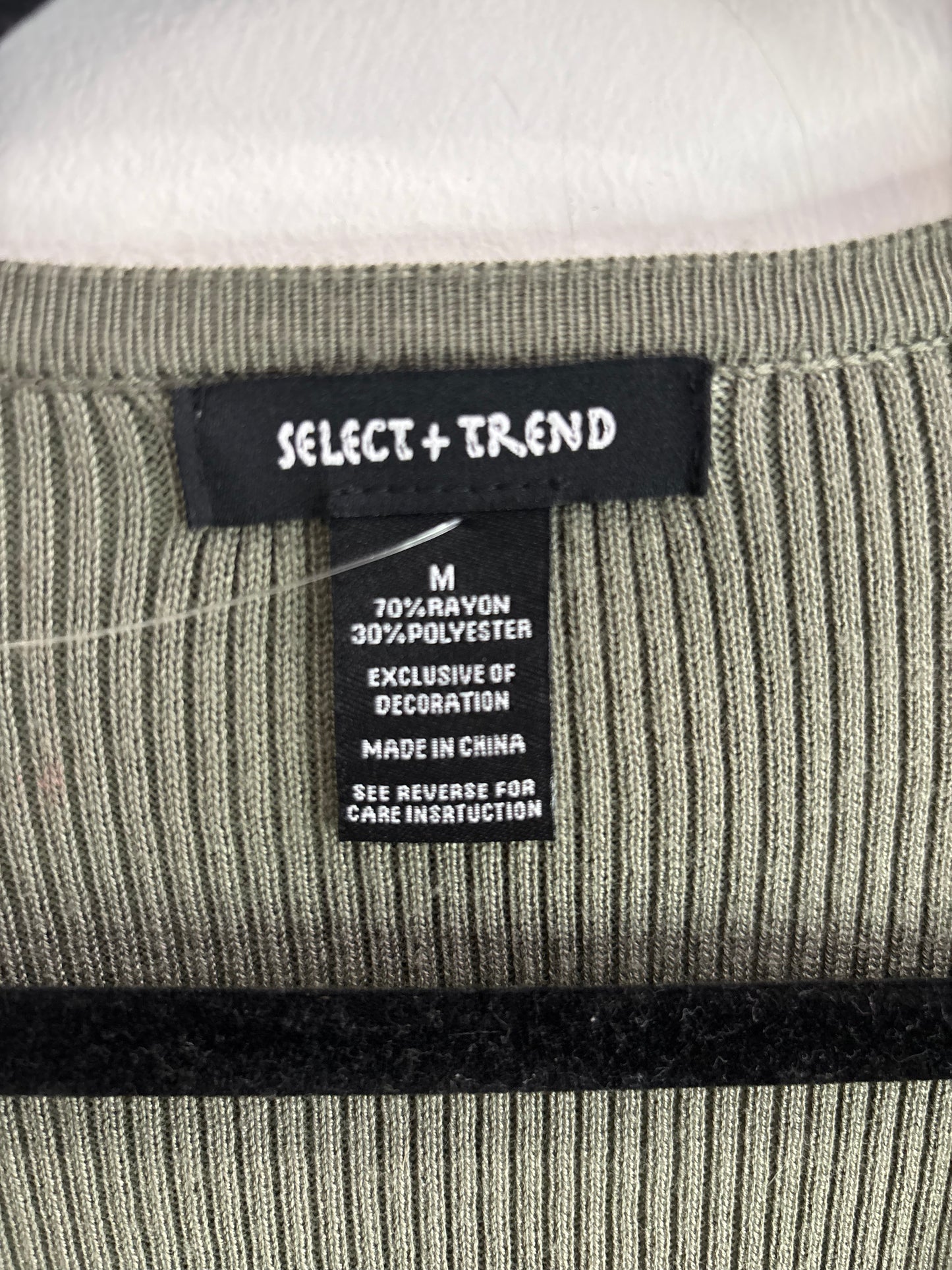 Blouse Vert Croisé SELECT + TREND - Grandeur: Medium