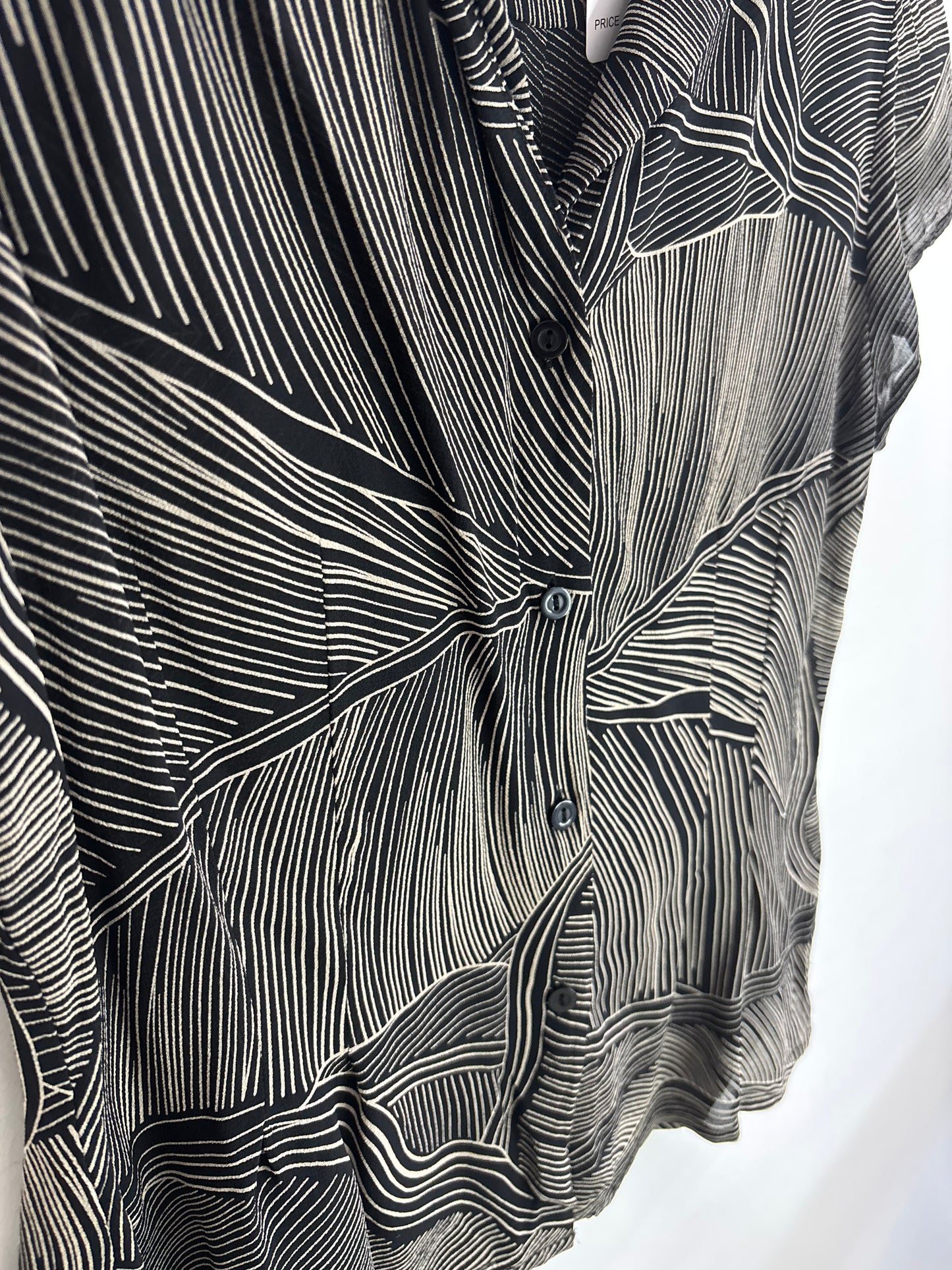 Chemise Noir Manche Courte NYGARD COLLECTION - Grandeur: 12