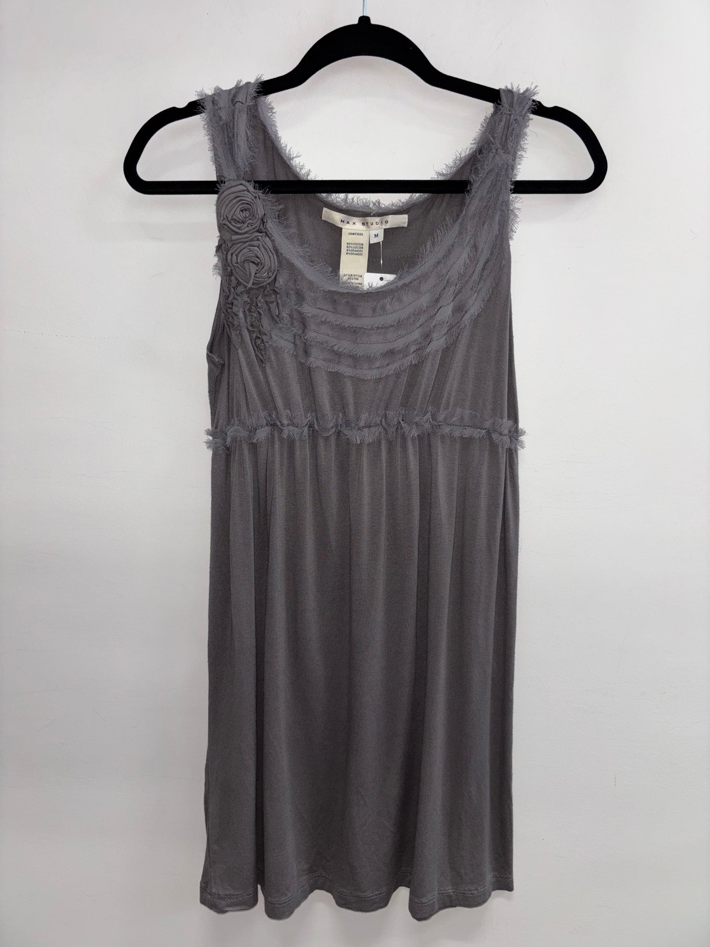 Robe Gris Dentelle MAX STUDIO - Grandeur: Medium