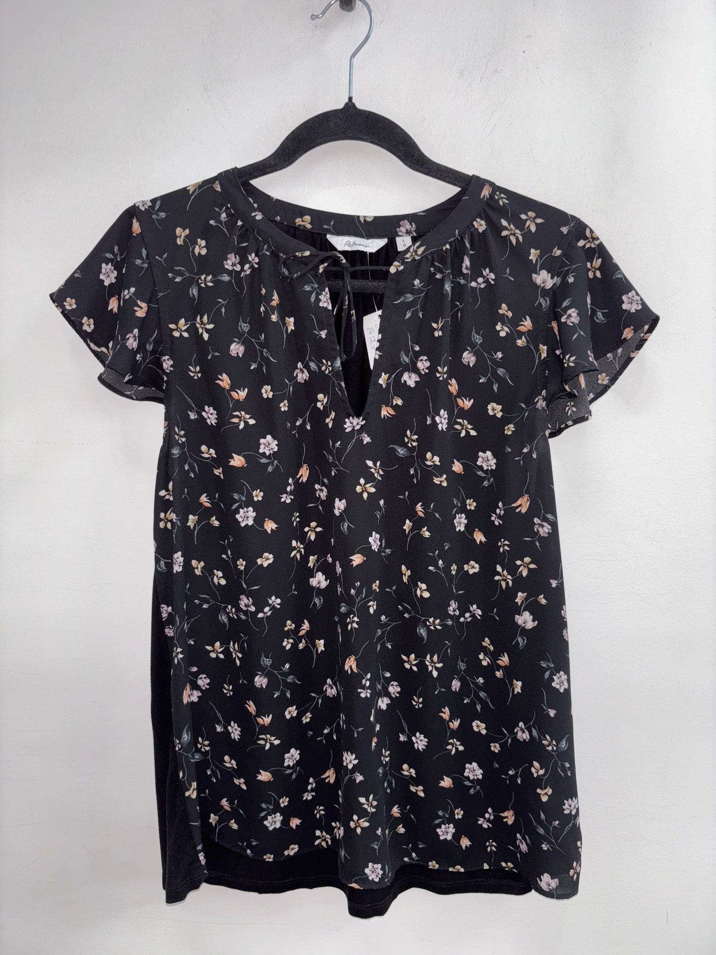 Chemise Fleuri Noir REITMANS - Grandeur: Large