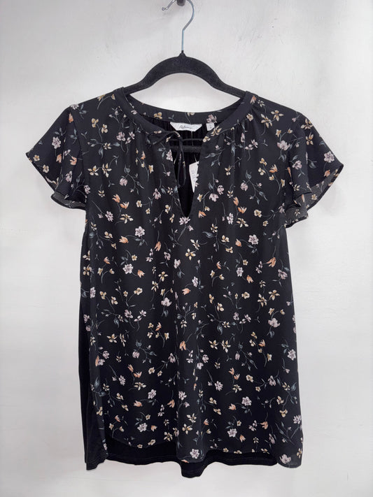 Chemise Fleuri Noir REITMANS - Grandeur: Large