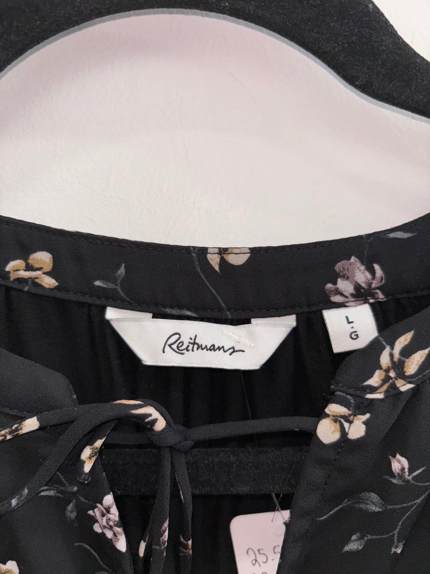 Chemise Fleuri Noir REITMANS - Grandeur: Large