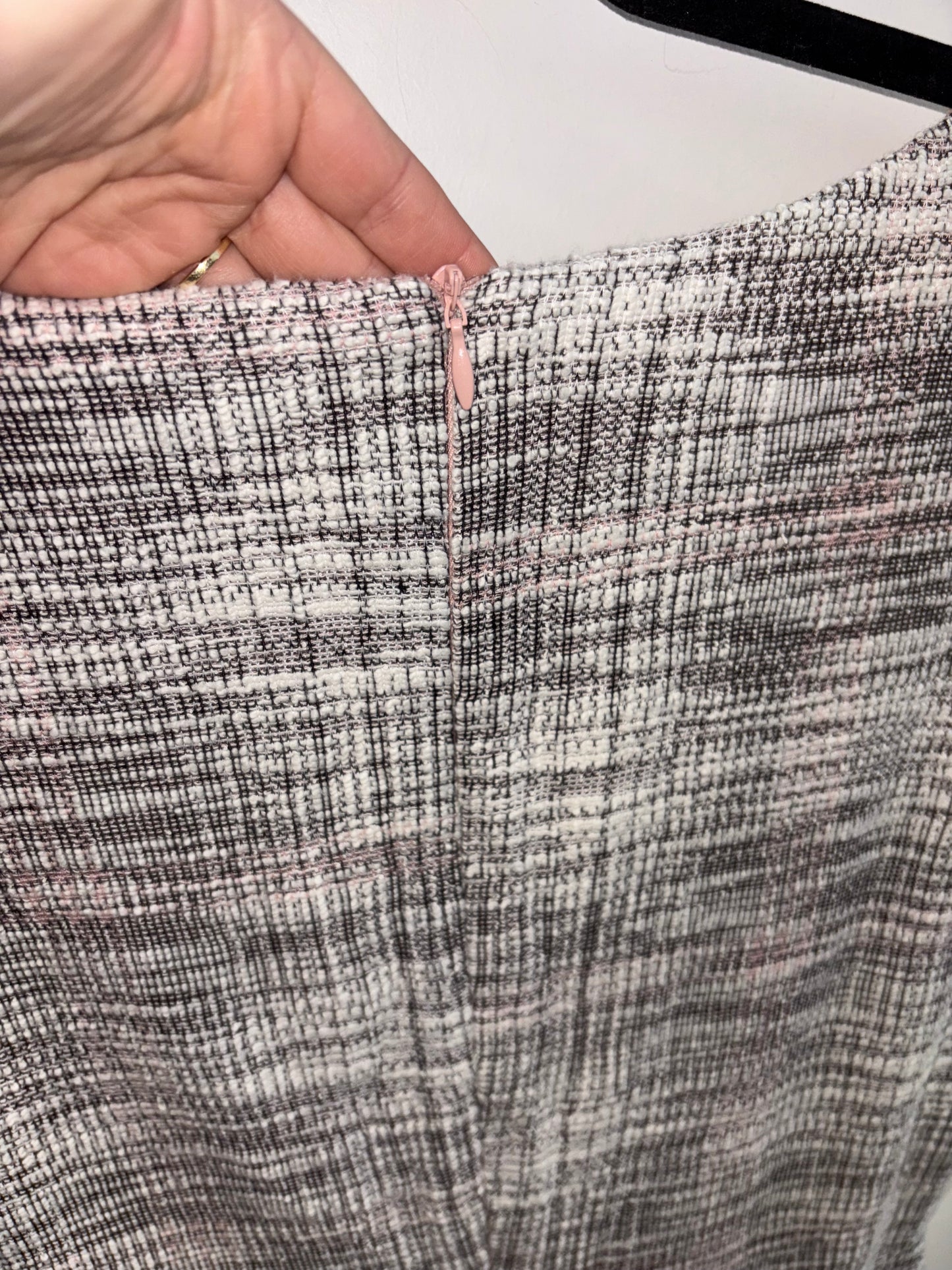 Robe Classique Gris & Rose CONNECTED APPAREL - Grandeur: 8