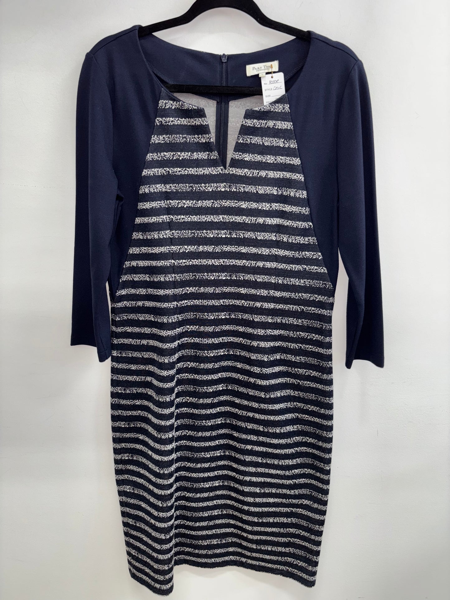 Robe Raillé Bleu Marin & Blanc PART TWO COPWHAGEN - Grandeur: Large